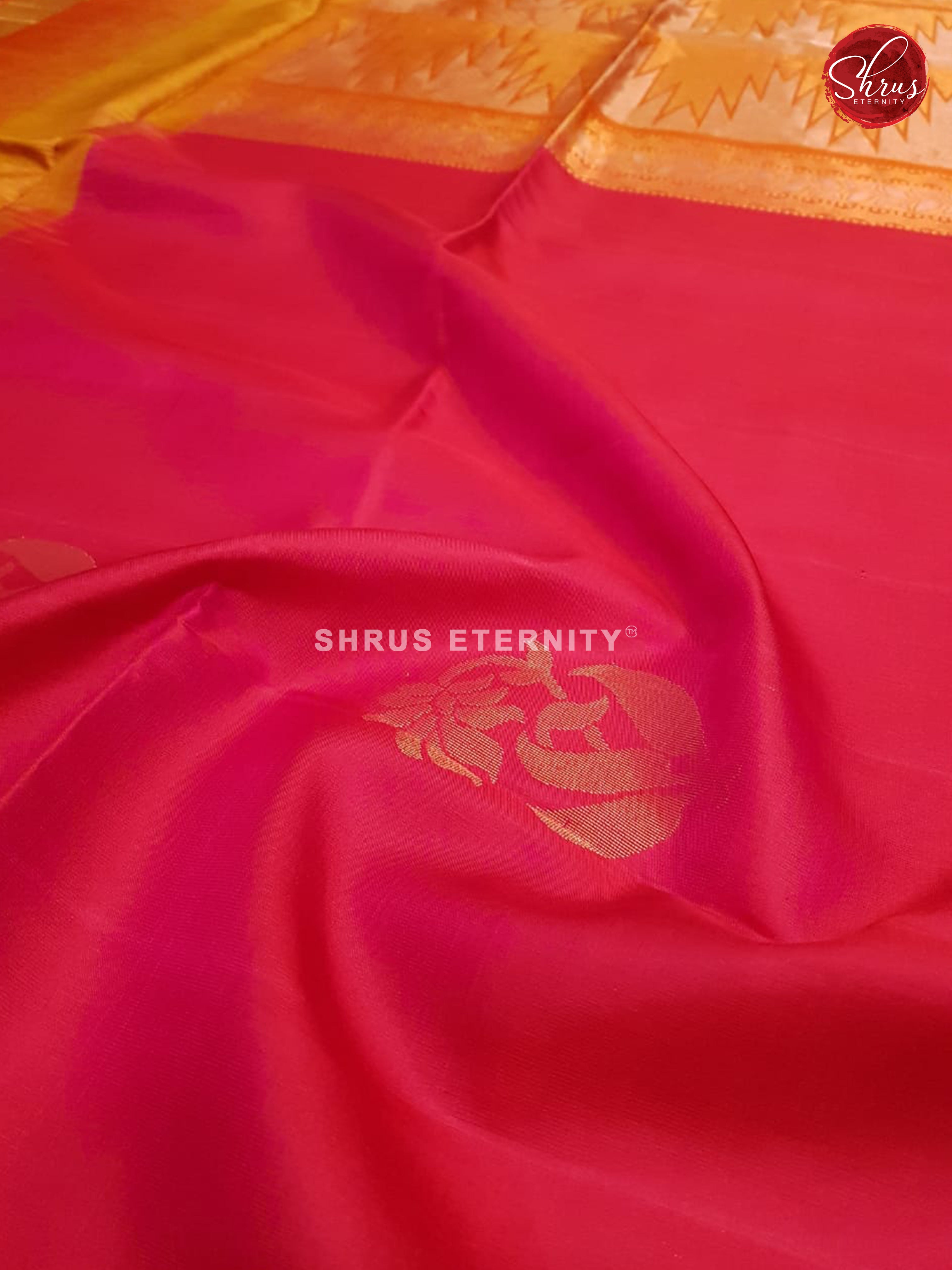 Pink & Mustard Orange - Soft Silk - Shop on ShrusEternity.com