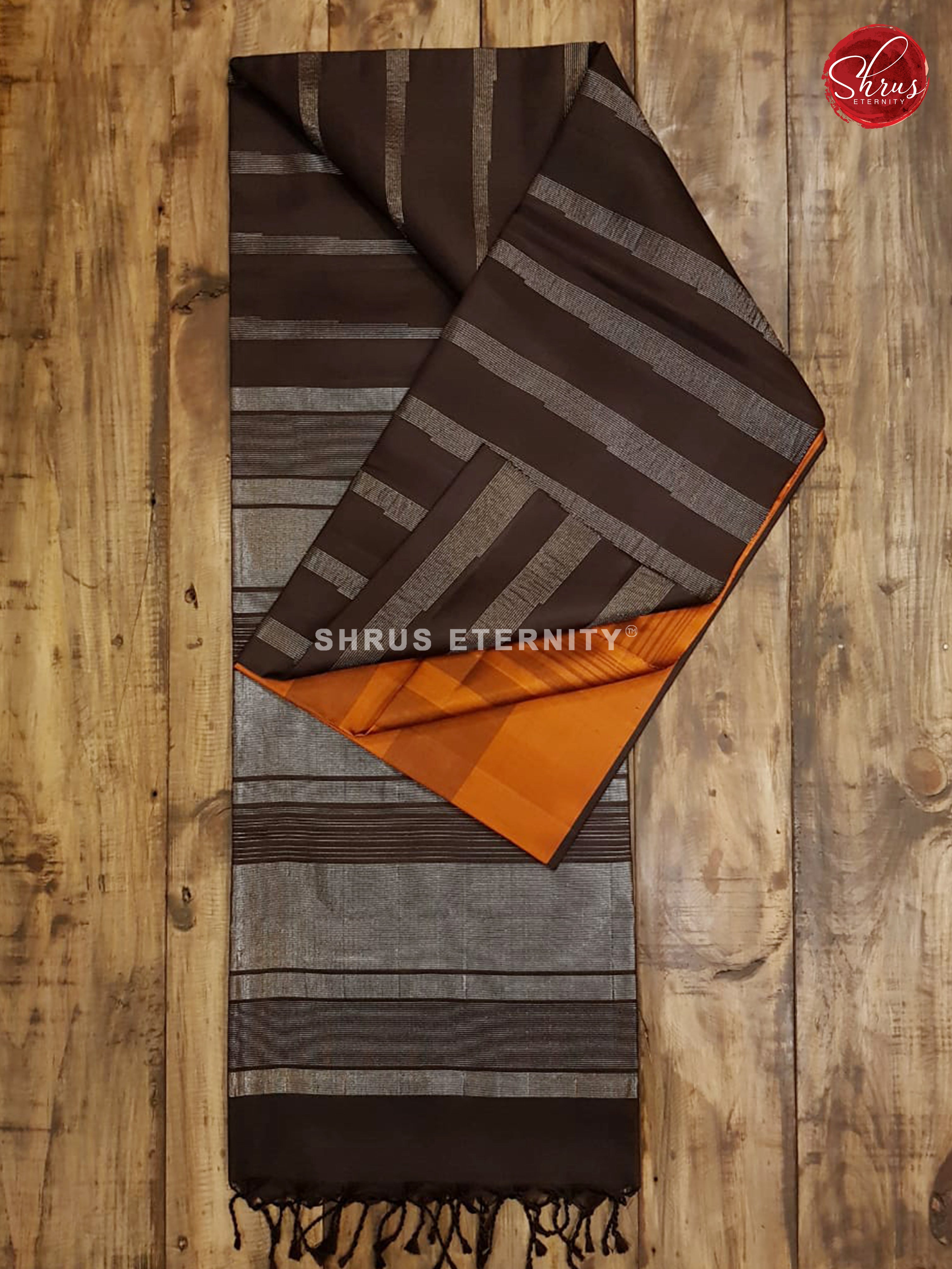 Brick Orange & Brown - Soft Silk - Shop on ShrusEternity.com