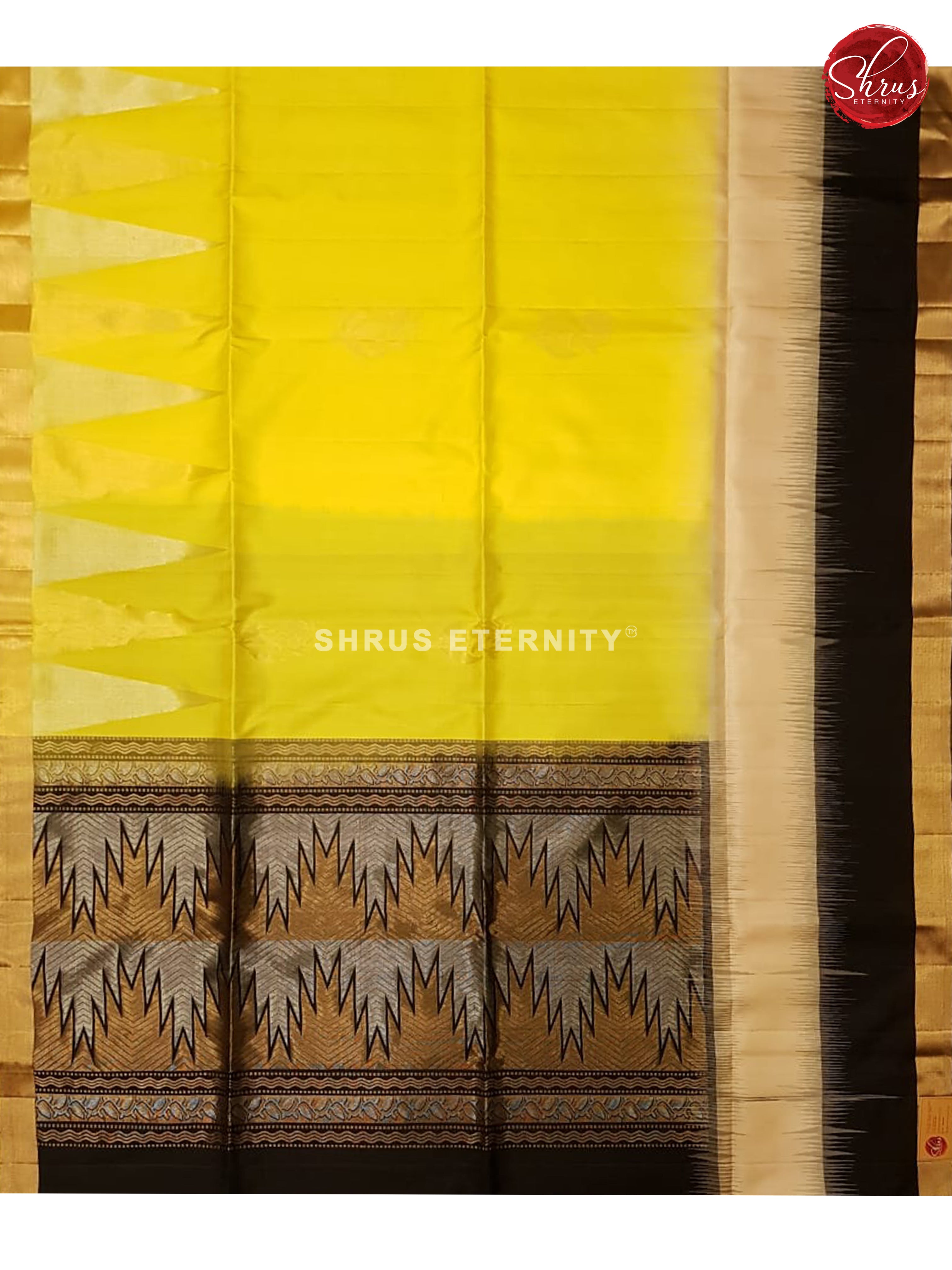 Lime Yellow & Black - Soft Silk - Shop on ShrusEternity.com