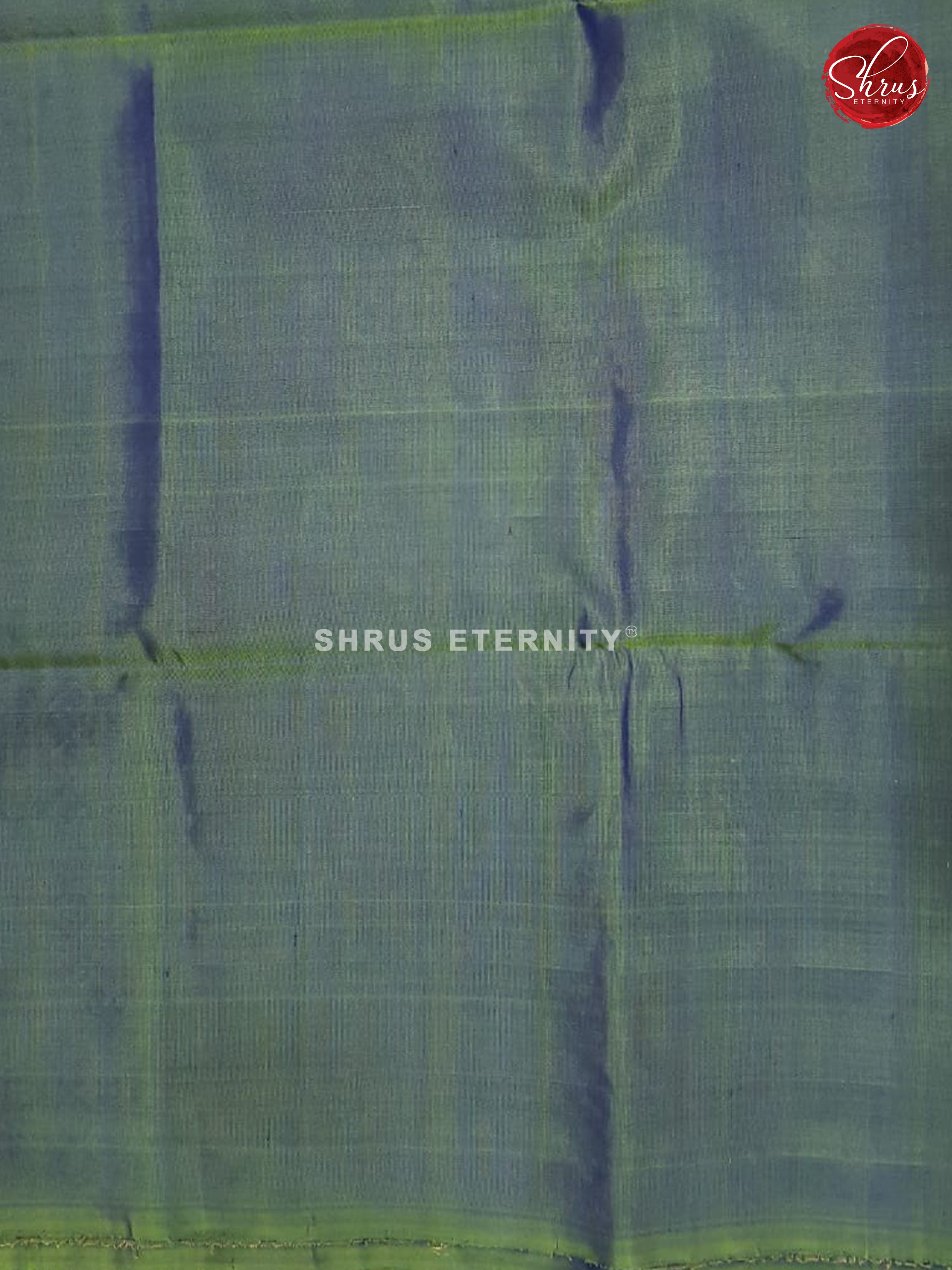 Green & Metallic Blue - Soft Silk - Shop on ShrusEternity.com