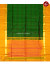 Bottle Green & Mustard - Soft Silk - Shop on ShrusEternity.com