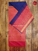 Navy Blue & Pink - Soft Silk - Shop on ShrusEternity.com
