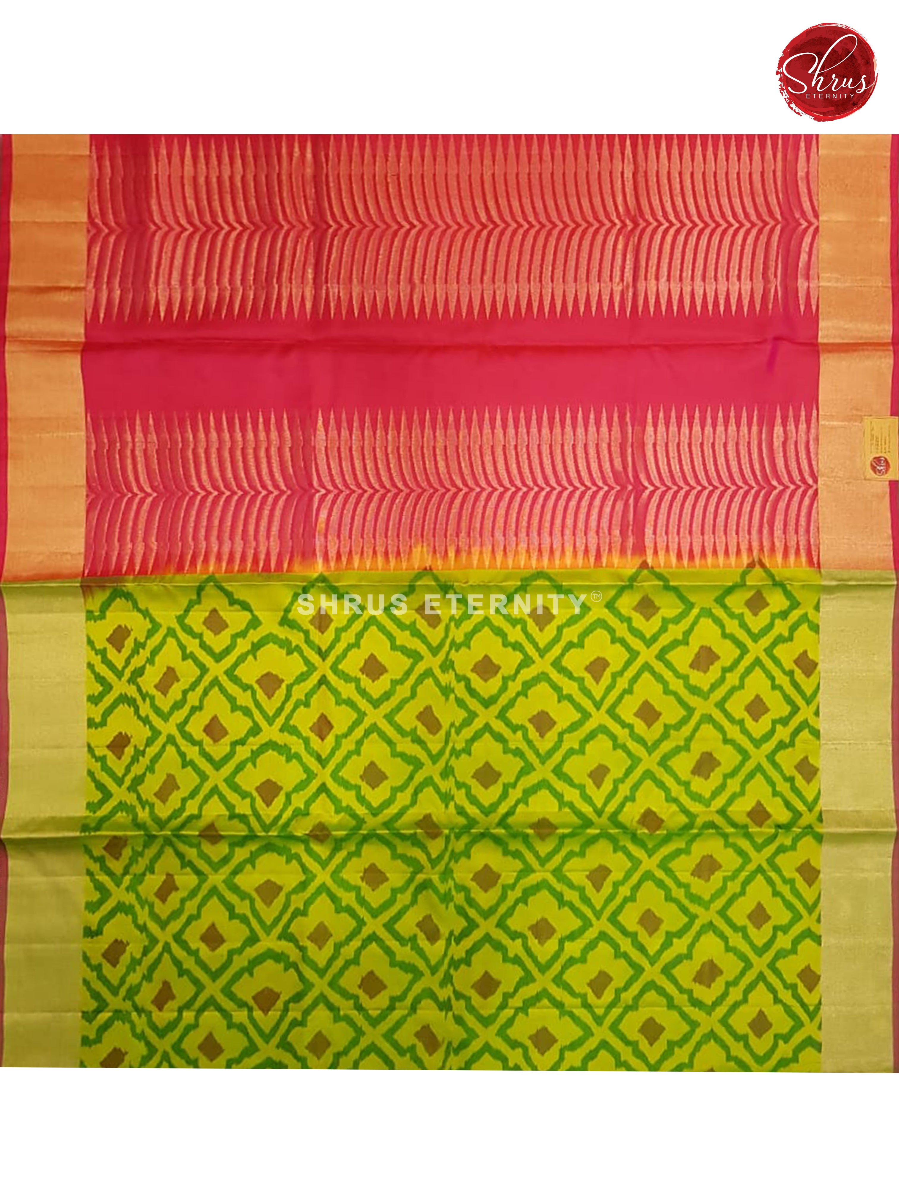 Lime Green & Red - Soft Silk - Shop on ShrusEternity.com