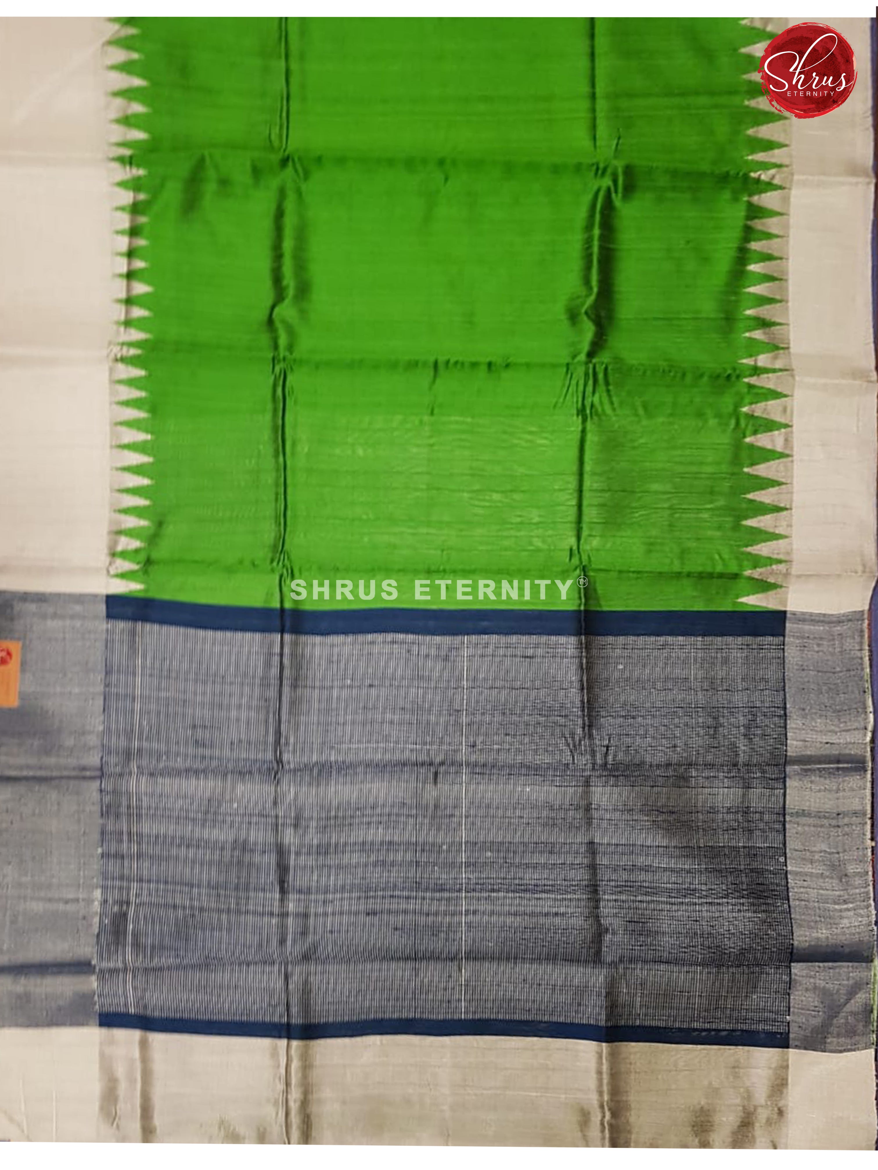 Green & Blue - Raw Silk - Shop on ShrusEternity.com