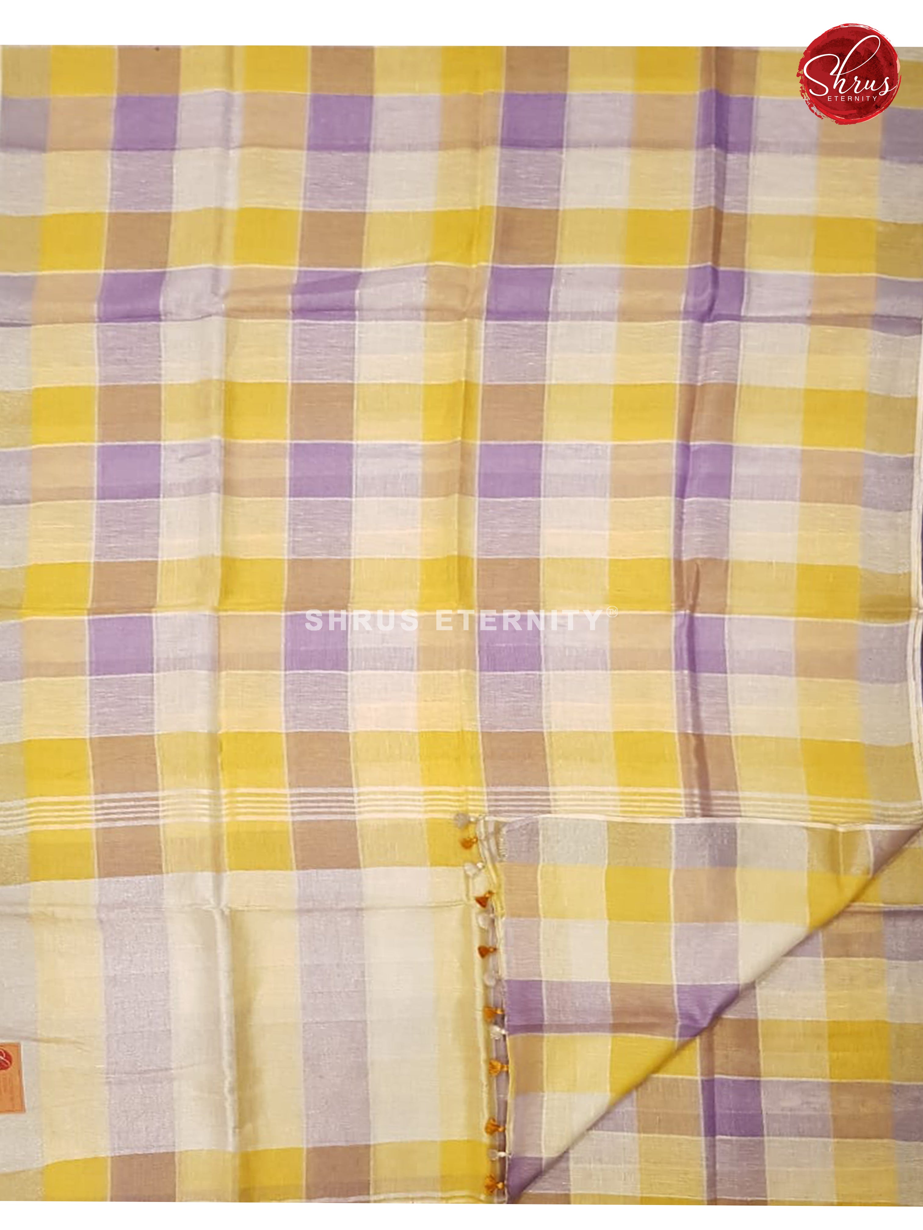 Yellow & Multicolor - Linen - Shop on ShrusEternity.com
