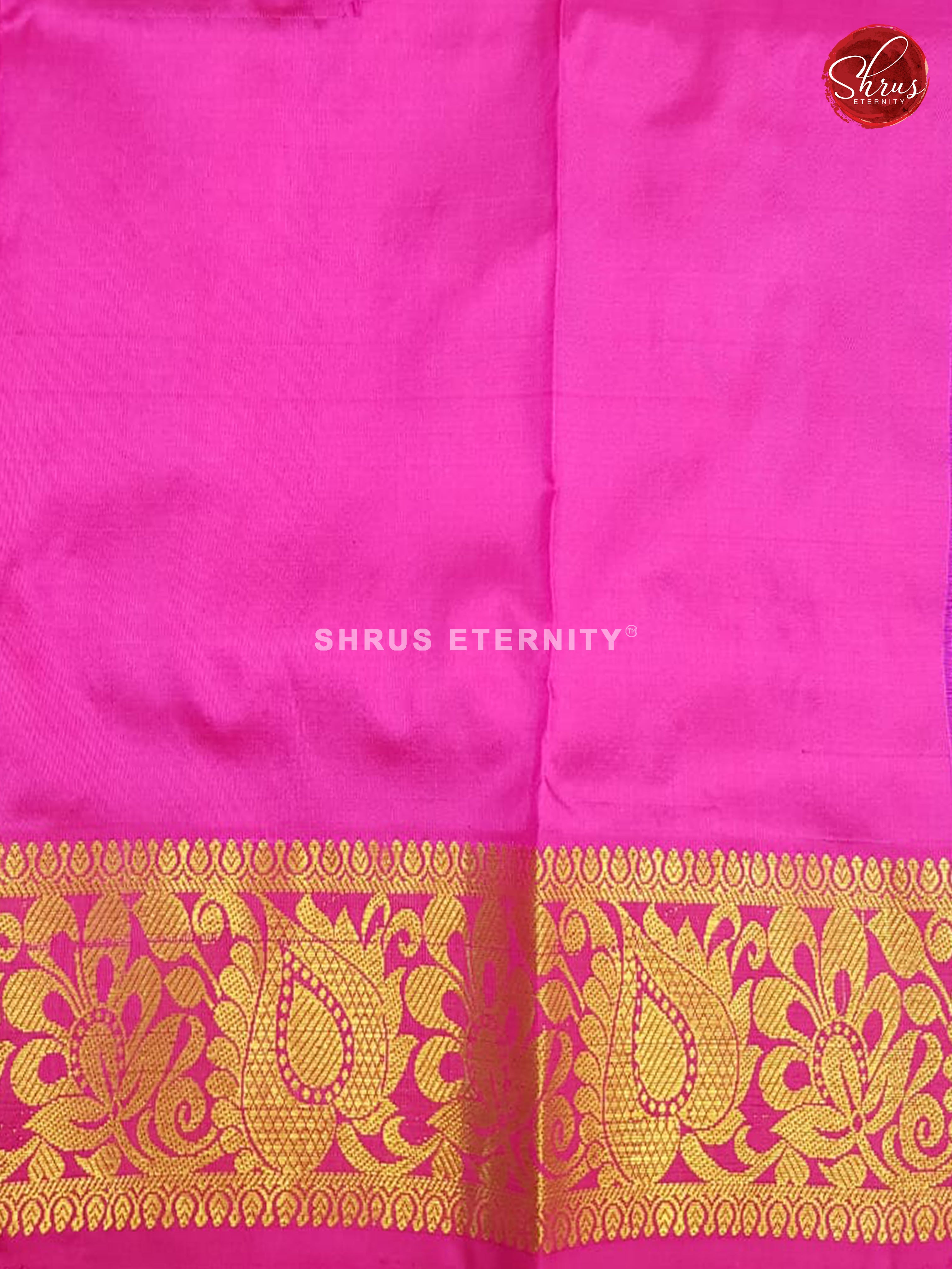 Pink & Blue - Pattu Pavadai 0-2 Years - Shop on ShrusEternity.com