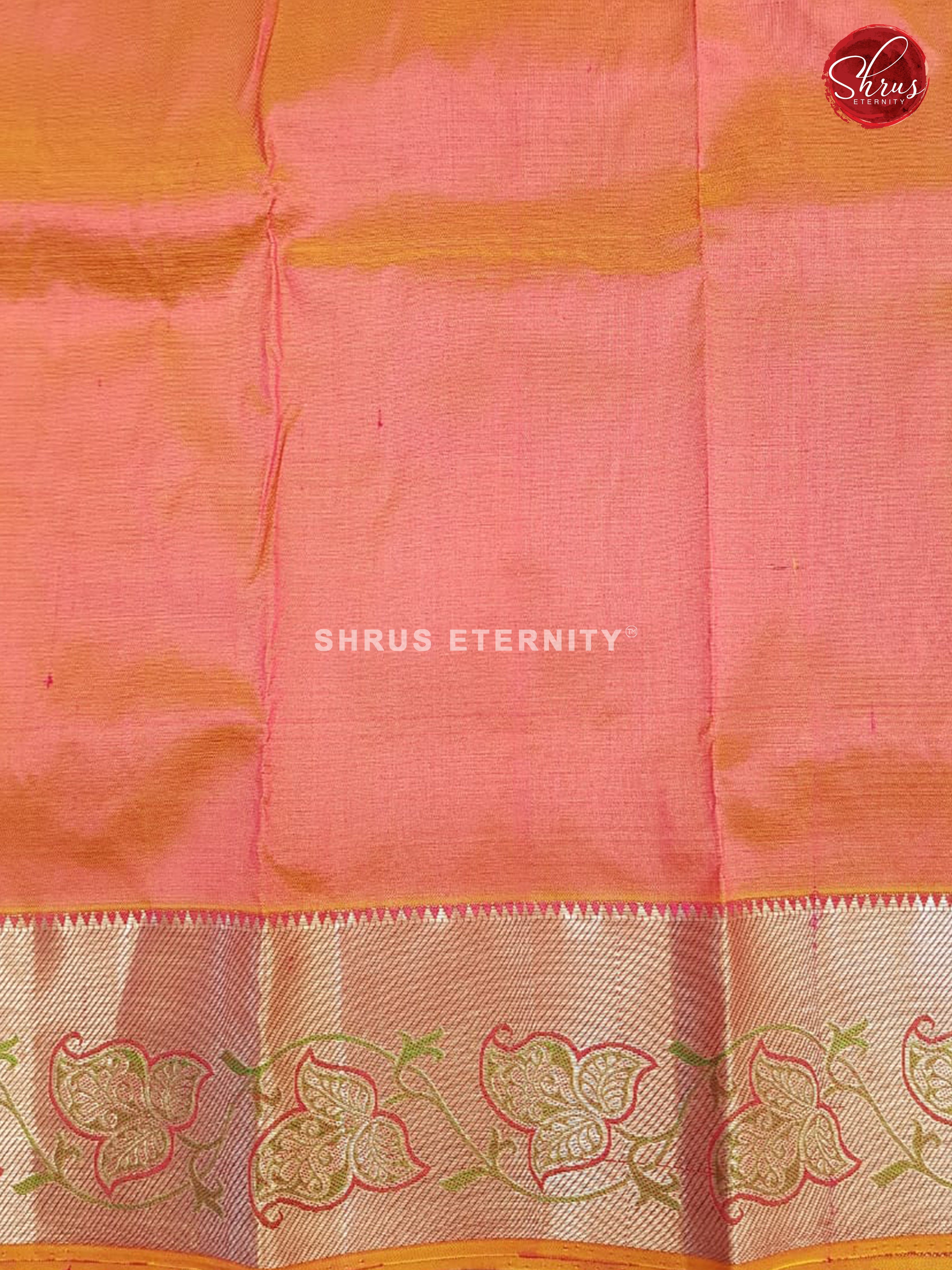 Orange & Purple - Pattu Pavadai 0-2 Years - Shop on ShrusEternity.com