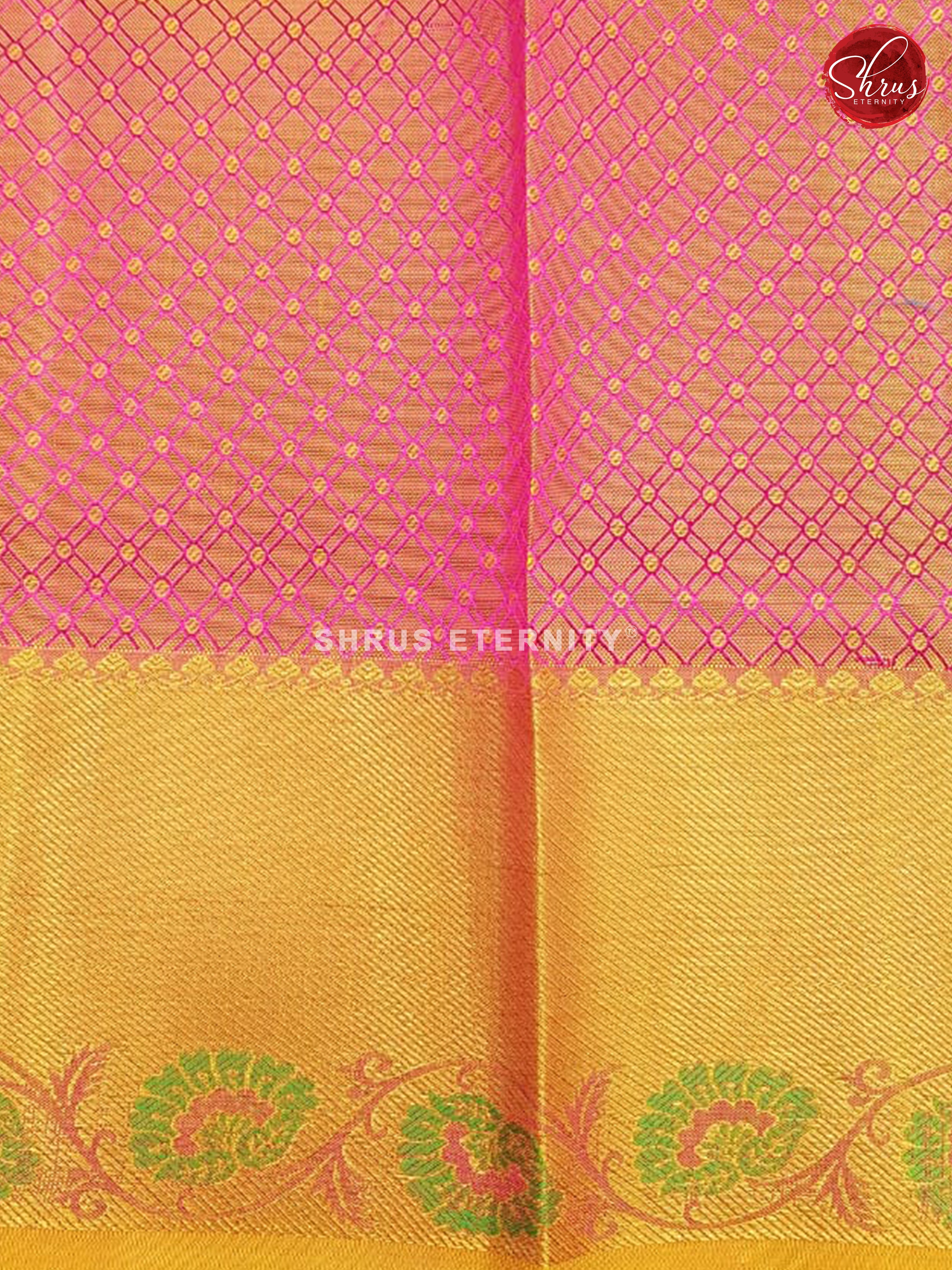 Pink & Violet - Pattu Pavadai 0-2 Years - Shop on ShrusEternity.com
