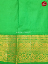 Green & Red - Pattu Pavadai 0-2 Years - Shop on ShrusEternity.com
