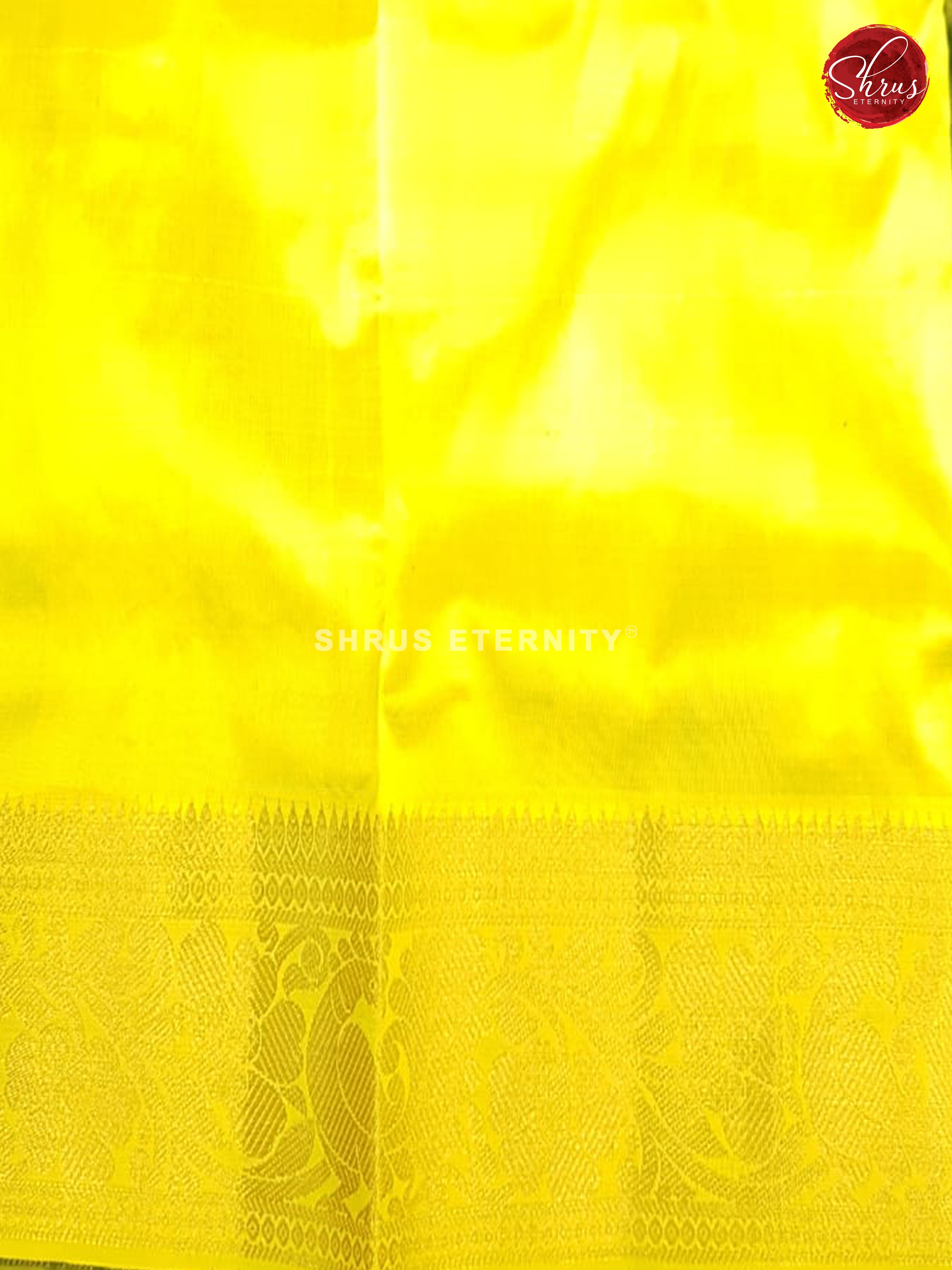 Yellow & Dark Green - Pattu Pavadai 0-2 Years - Shop on ShrusEternity.com