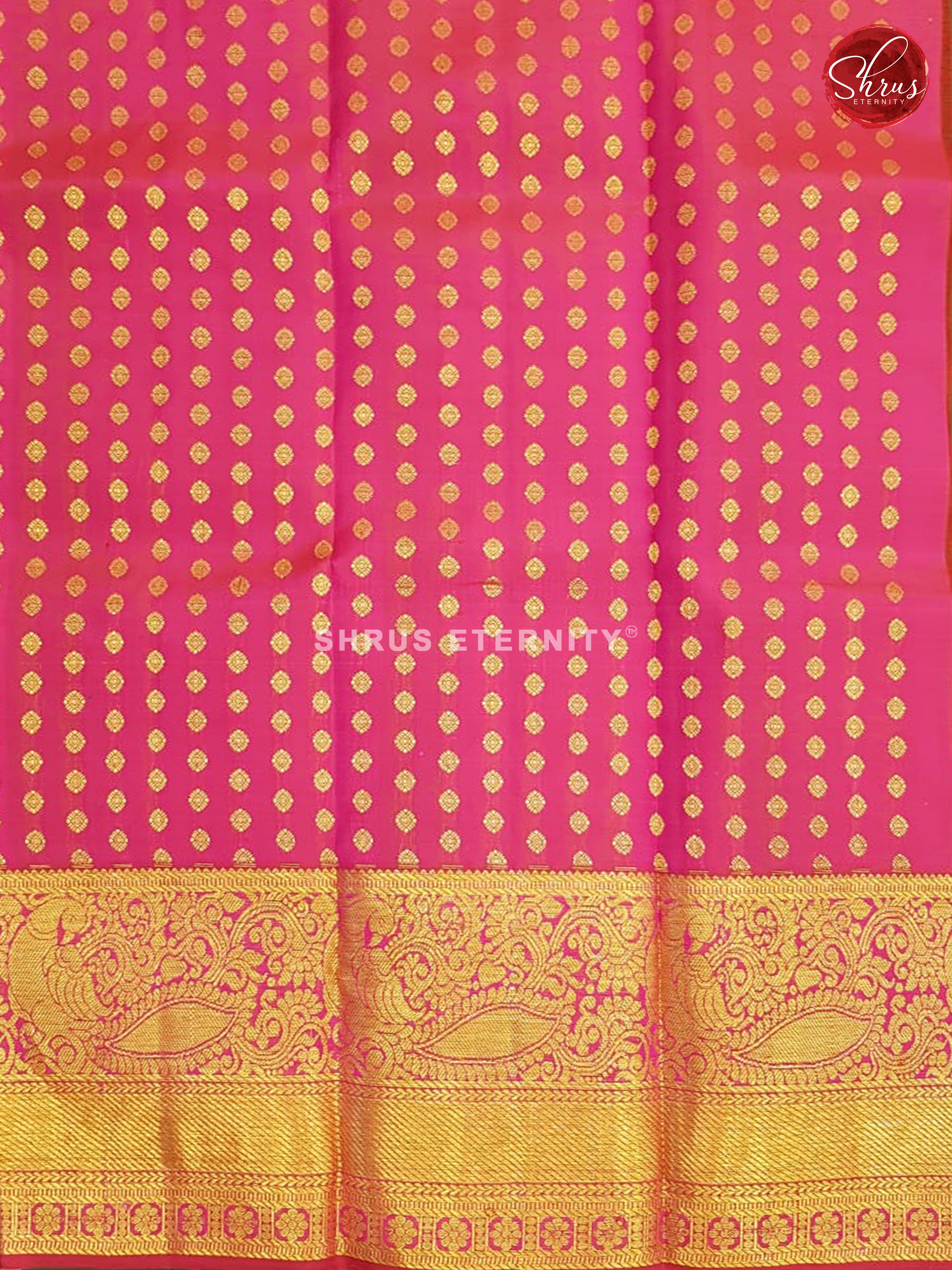 Green & Pink - Pattu Pavadai 3-6 Years - Shop on ShrusEternity.com