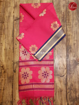 Pink & Blue - Kora Cotton Silk - Shop on ShrusEternity.com