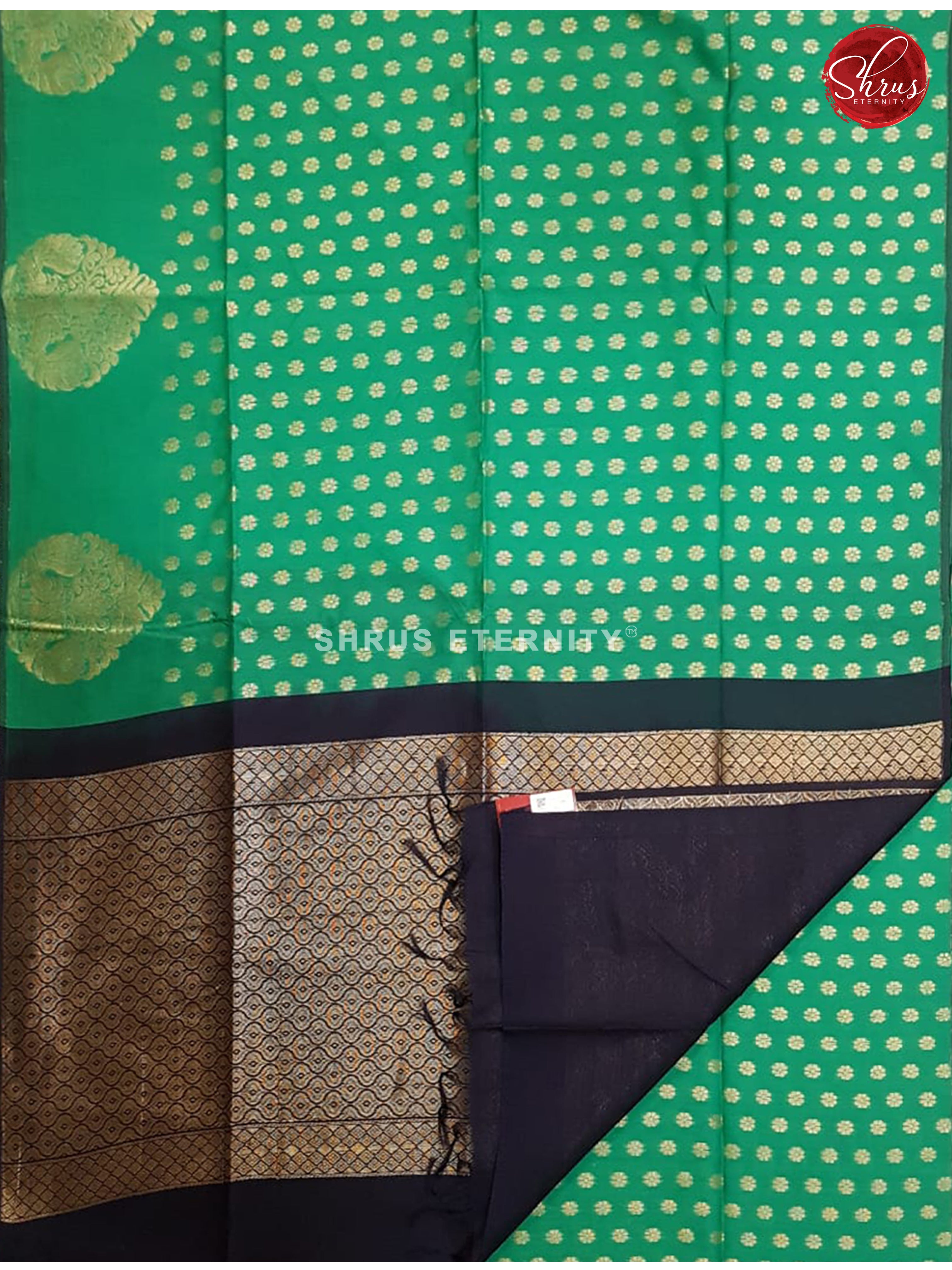 Green & Blue - Kora Cotton Silk - Shop on ShrusEternity.com