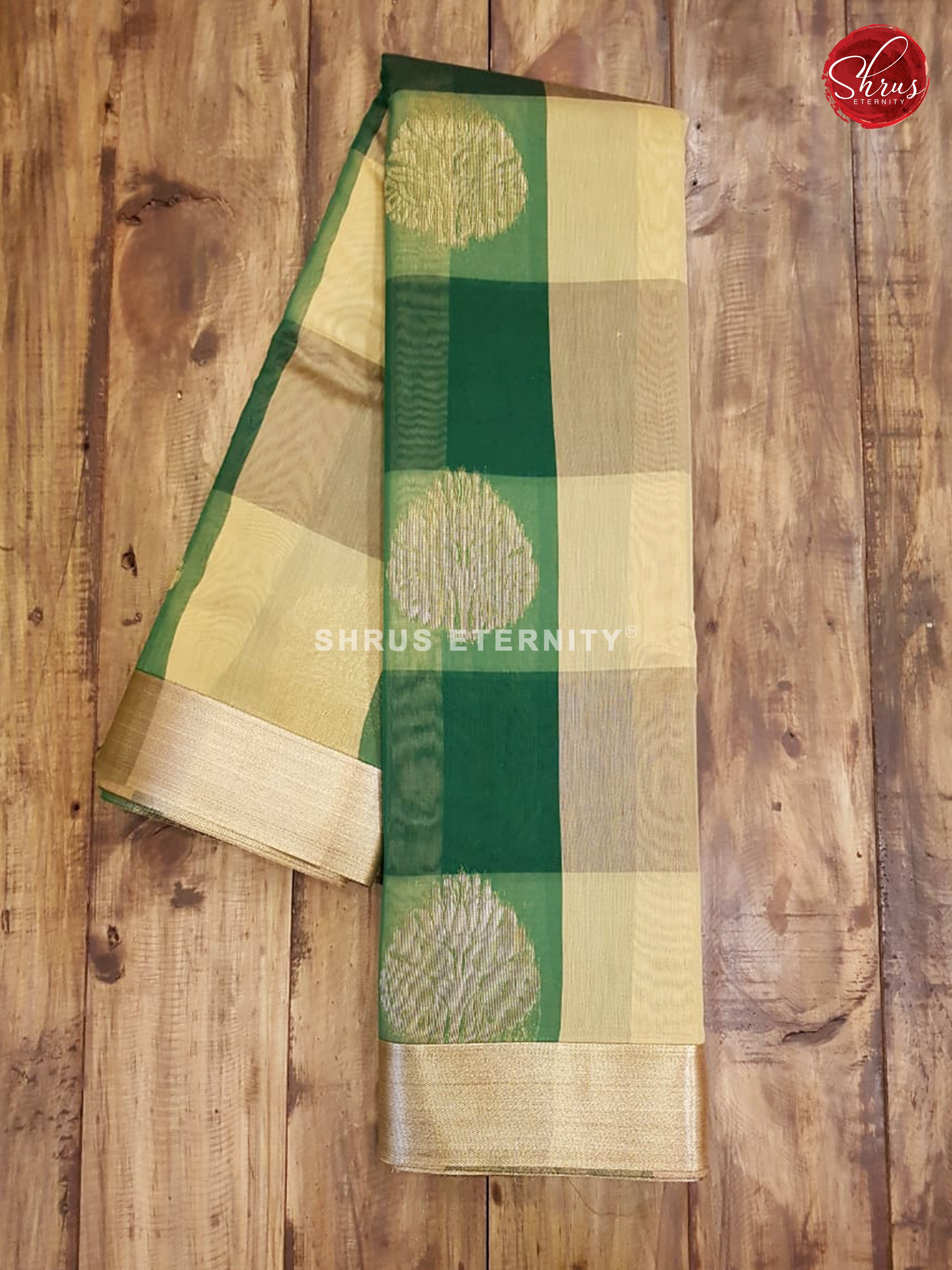 Dark Green & Beige - Kora Cotton - Shop on ShrusEternity.com