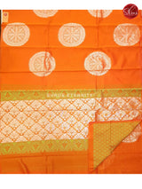 Orange (Single Tone) - Kora Cotton Silk - Shop on ShrusEternity.com