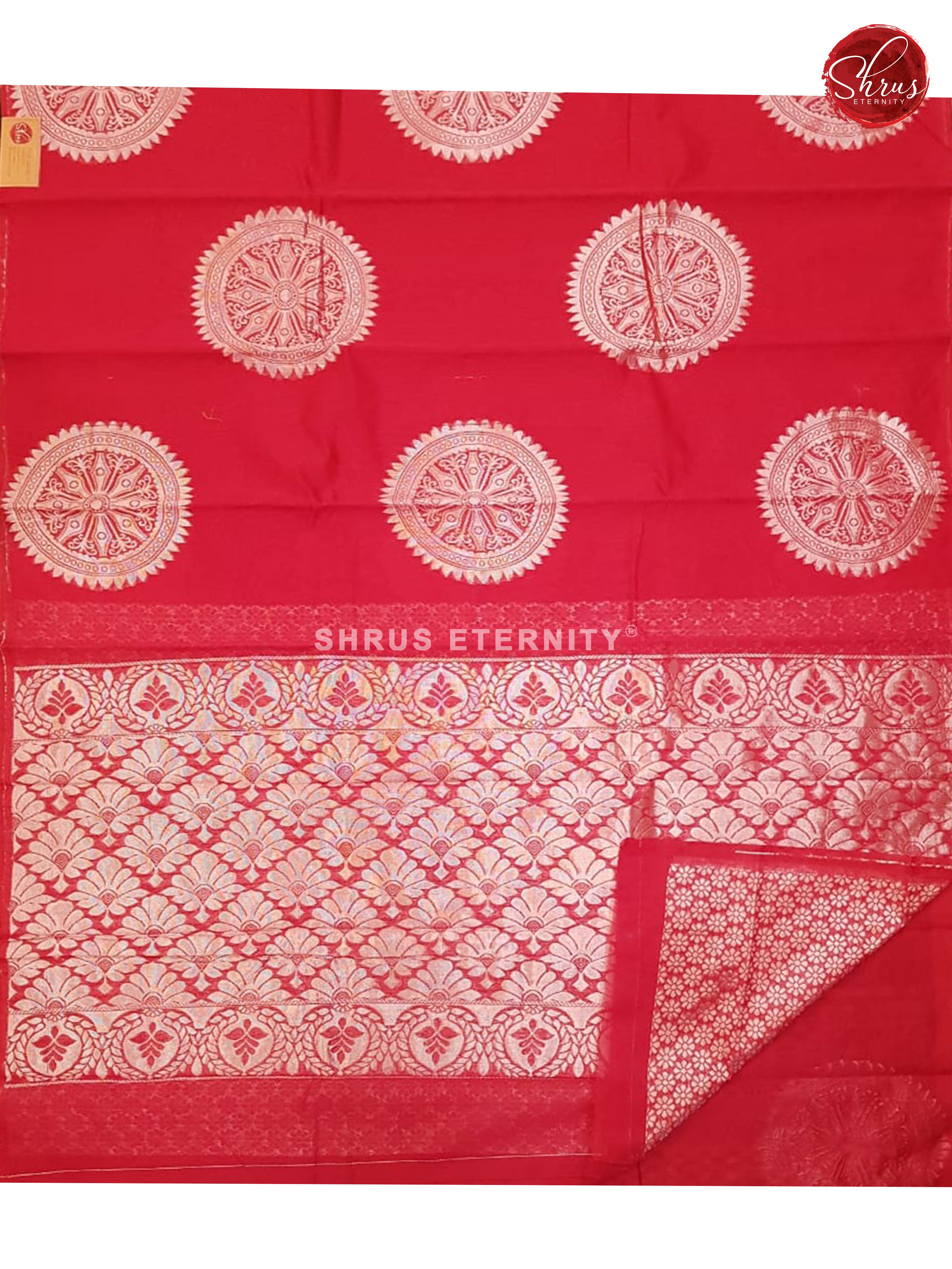 Red (Single Tone) - Kora Cotton Silk - Shop on ShrusEternity.com