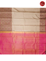 Kashish Grey & Pink - Kanchipuram Silk - Shop on ShrusEternity.com