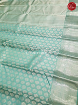 Ice Blue (Single Tone) - Kanchipuram Silk - Shop on ShrusEternity.com