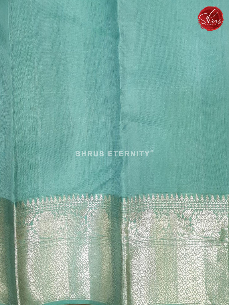 Ice Blue (Single Tone) - Kanchipuram Silk - Shop on ShrusEternity.com