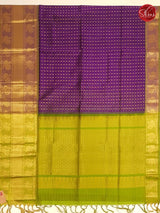 Dark Violet & Green - Silk Cotton - Shop on ShrusEternity.com