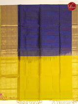 Blue & Lemon Yellow - Silk Cotton - Shop on ShrusEternity.com