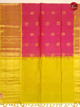Rani Pink & Lime Green - Silk Cotton - Shop on ShrusEternity.com