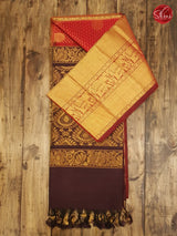Maroon & Brown - Silk Cotton - Shop on ShrusEternity.com
