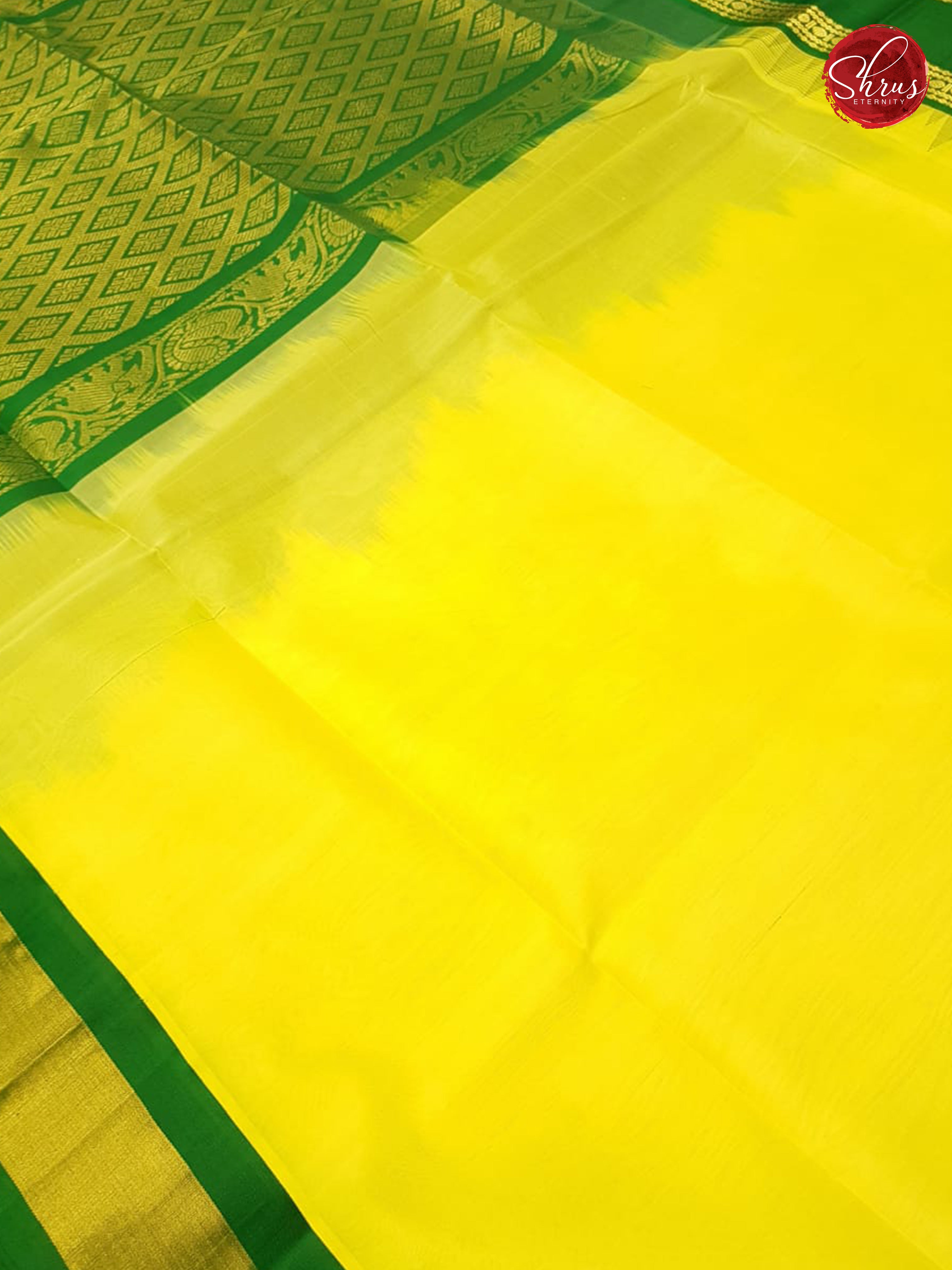 Lime Green & Yellow - Silk Cotton - Shop on ShrusEternity.com
