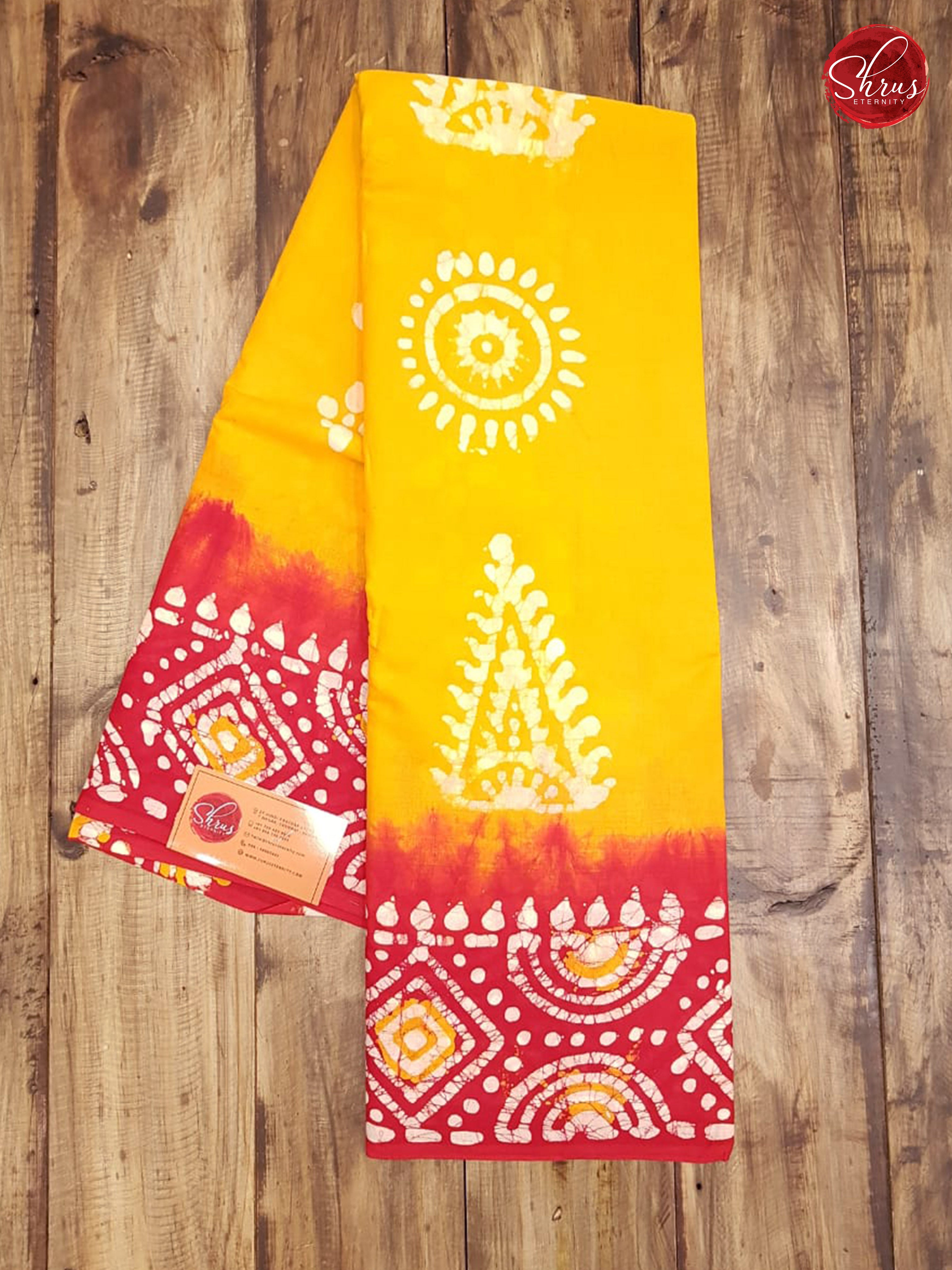 Yellow & Red - Bhatik - Shop on ShrusEternity.com