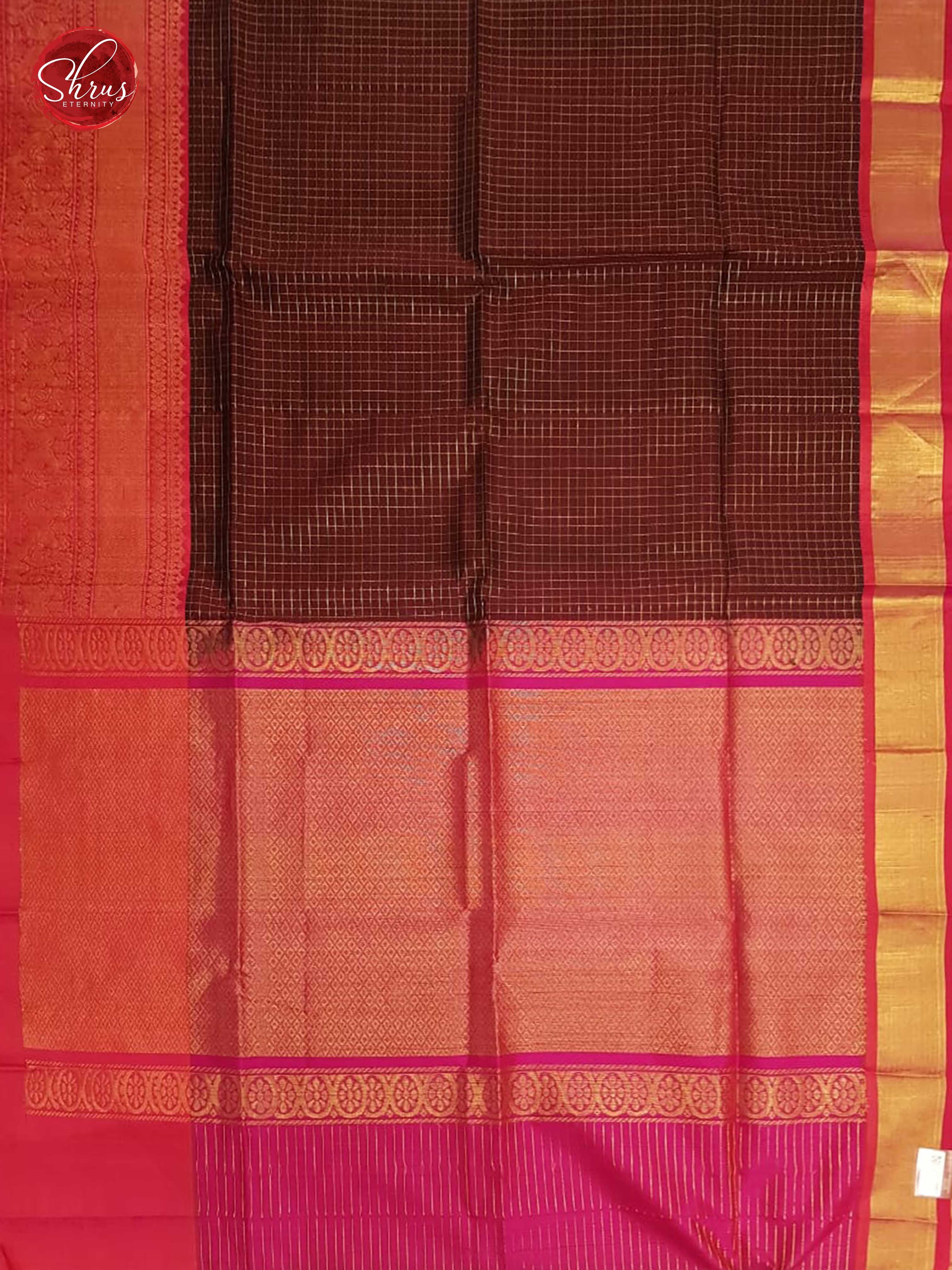 Brown & Pink - Silk Cotton - Shop on ShrusEternity.com