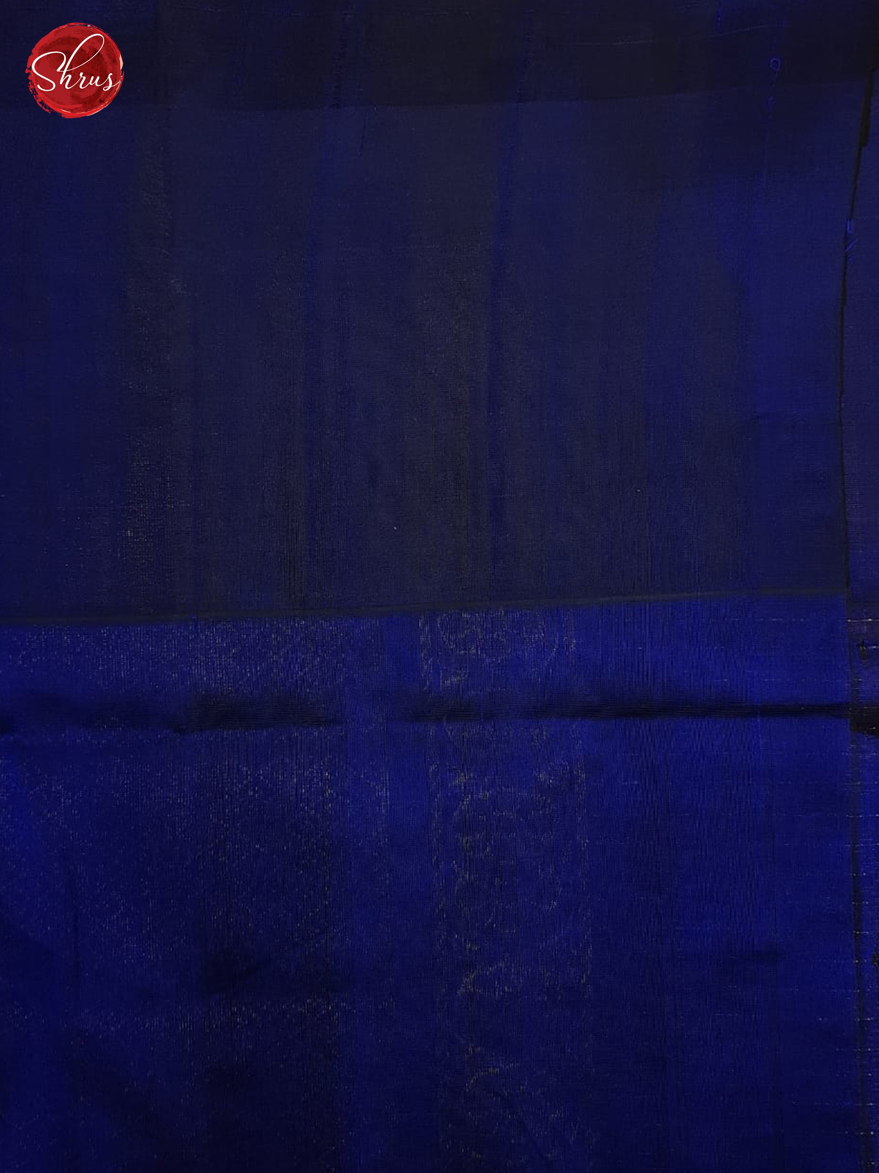 Beige & Blue - Silk Cotton with Border & Gold zari - Shop on ShrusEternity.com