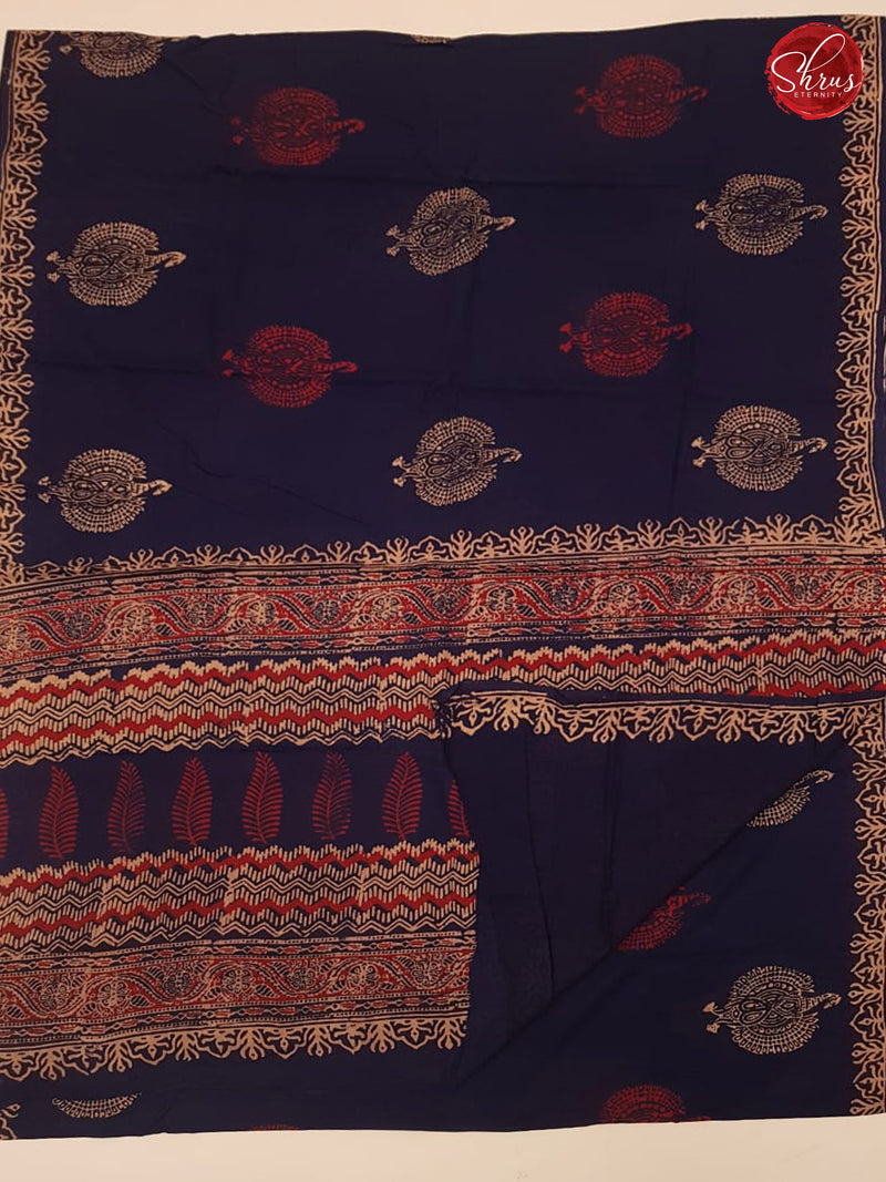 Indigo Blue(Single Tone) - Jaipur Cotton - Shop on ShrusEternity.com
