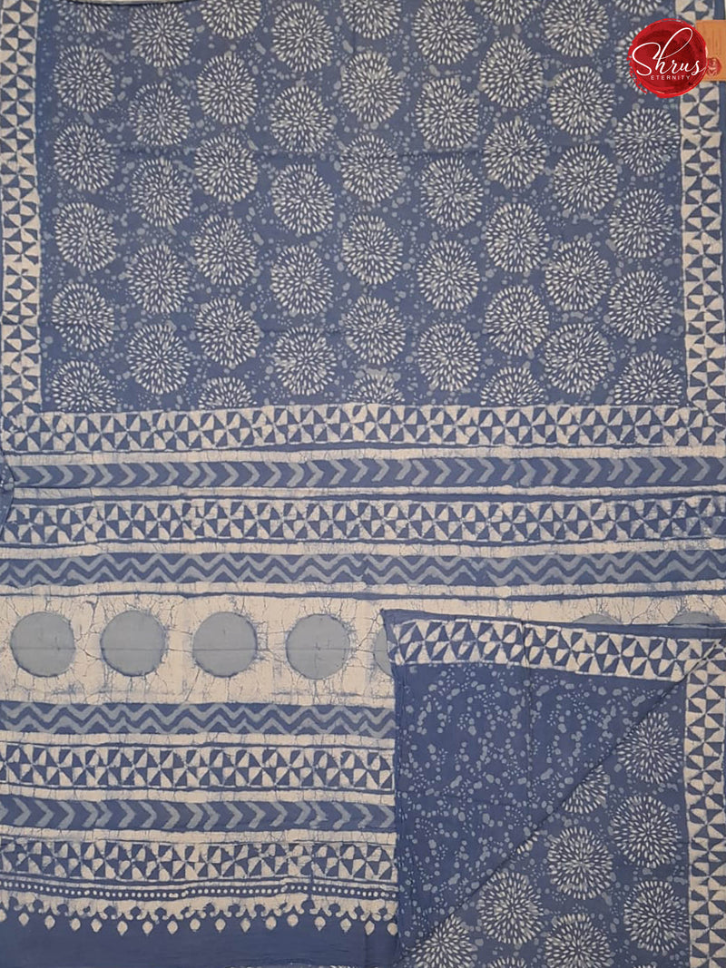 Blue( Single Tone) - Jaipur Cotton - Shop on ShrusEternity.com