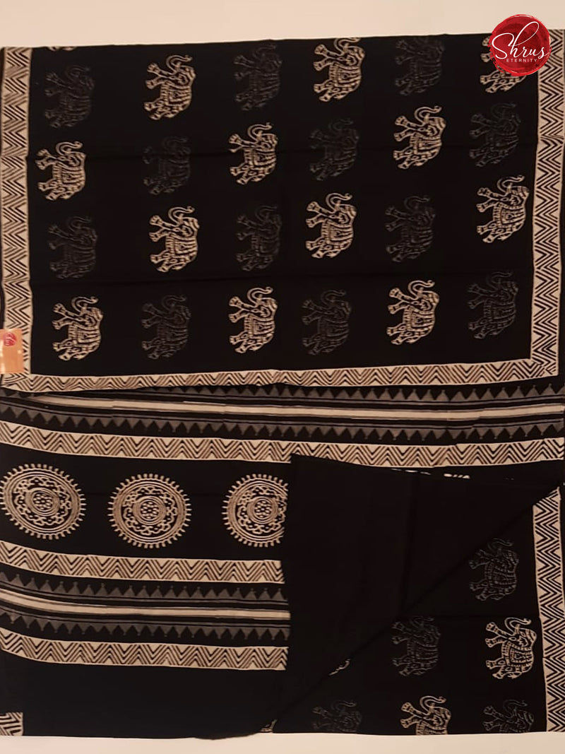 Black(Single Tone) - Jaipur Cotton - Shop on ShrusEternity.com