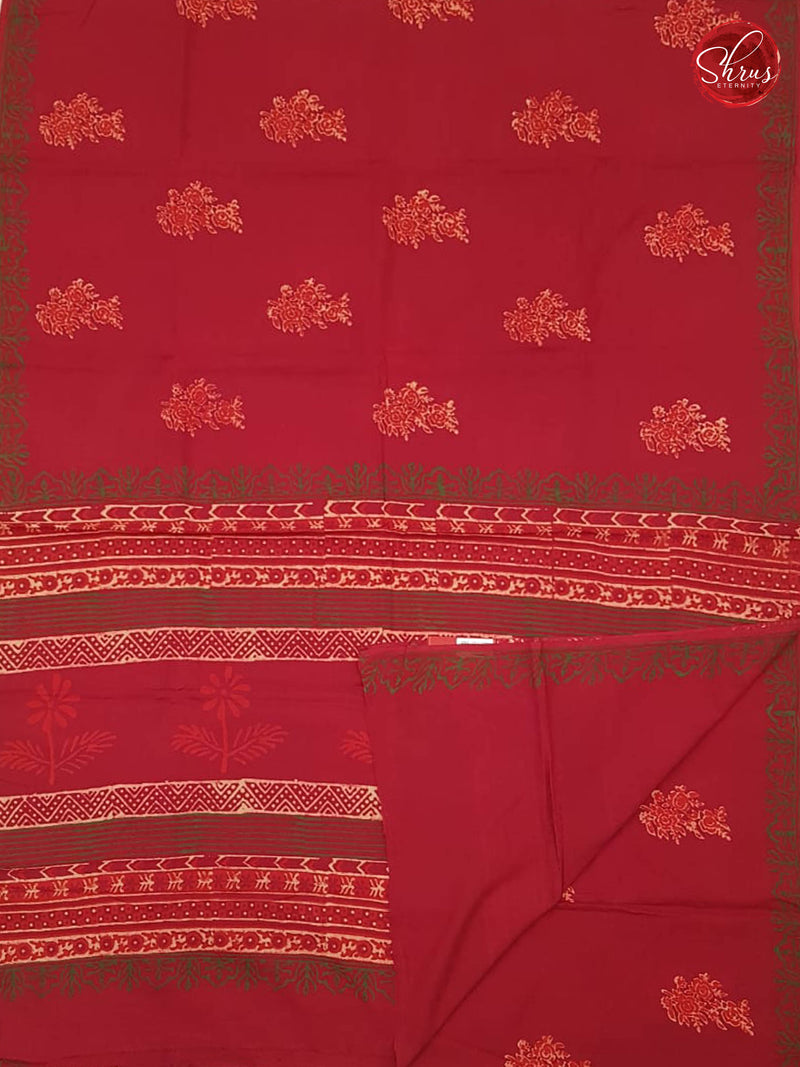 Maroon(Single Tone) - Jaipur Cotton - Shop on ShrusEternity.com