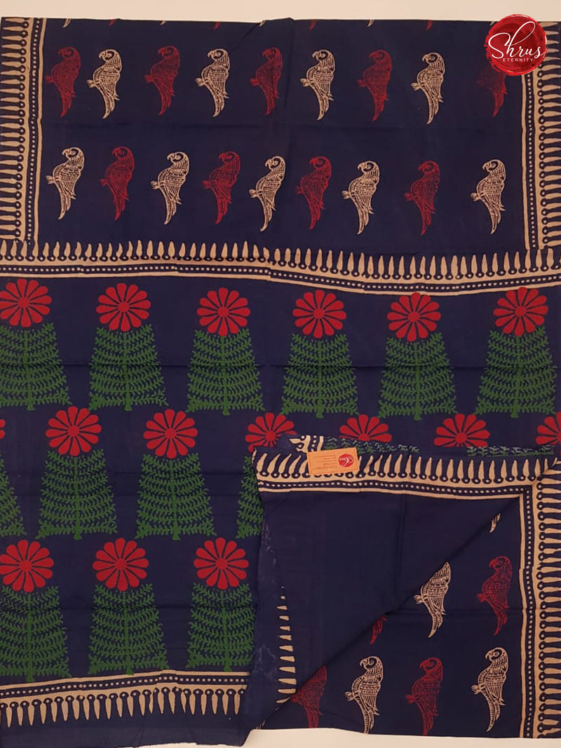 Blue(Single Tone) - Jaipur Cotton - Shop on ShrusEternity.com