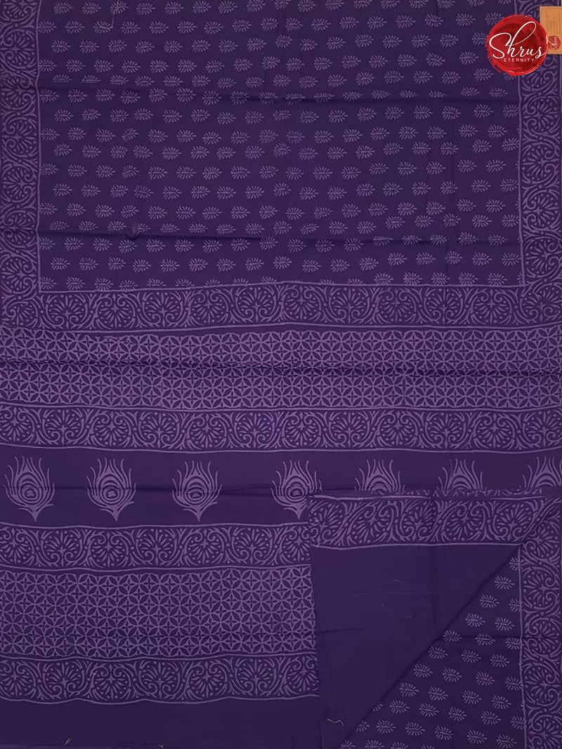 Violet(Single Tone) - Jaipur Cotton - Shop on ShrusEternity.com