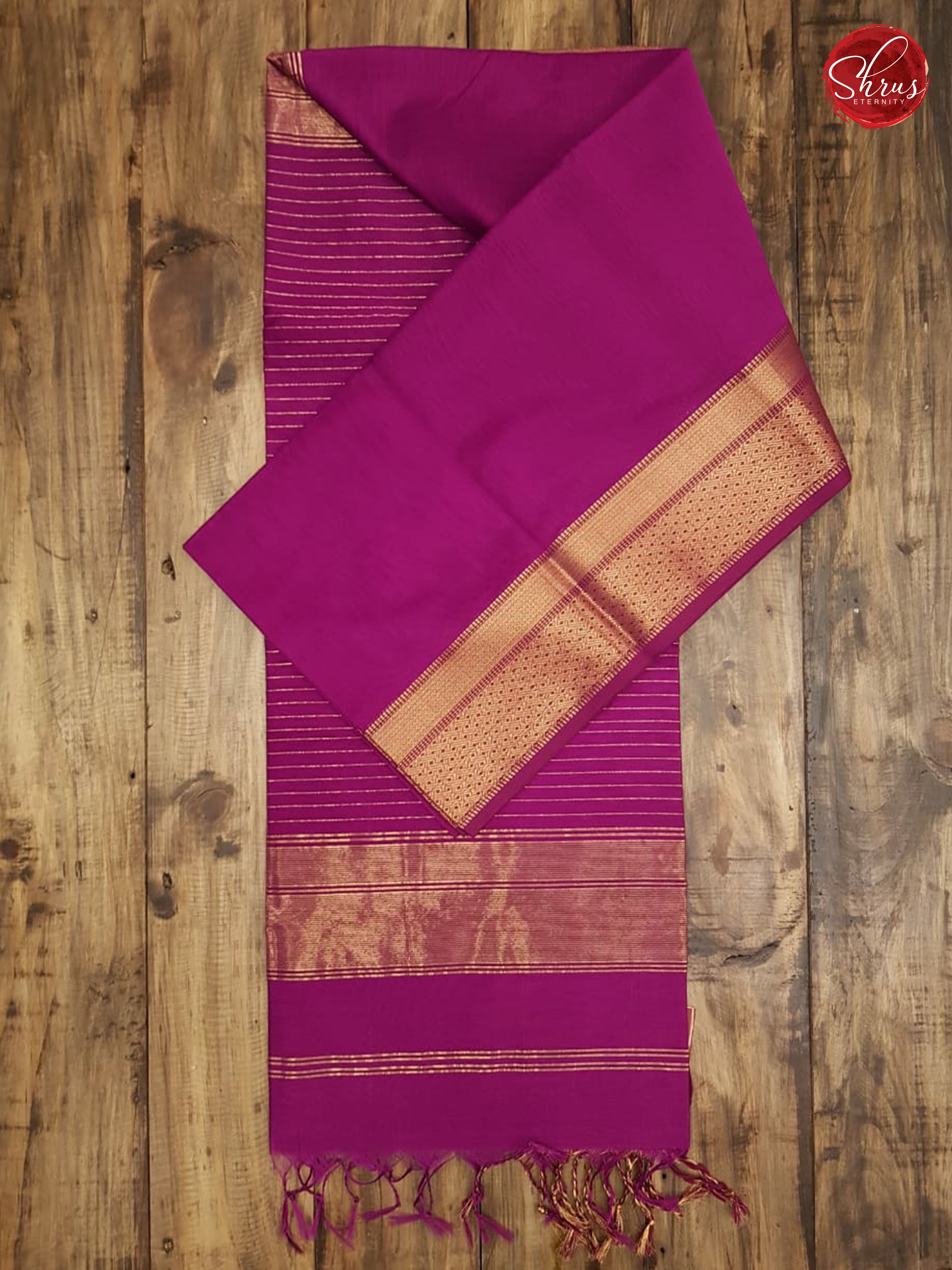 Lavender (Single Tone) - Maheshwari Silk Cotton - Shop on ShrusEternity.com