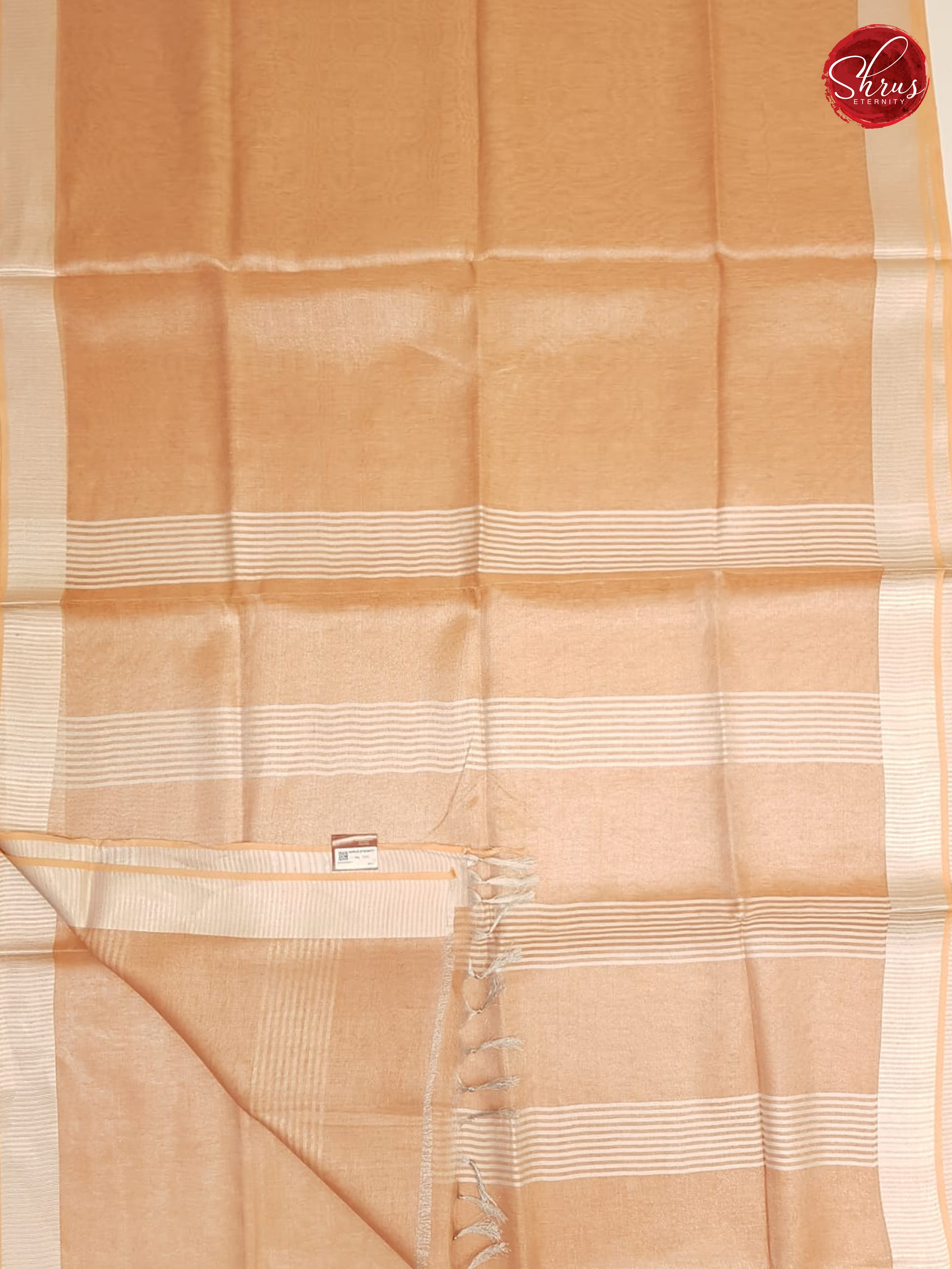 Peach(Single Tone )- Linen Tissue - Shop on ShrusEternity.com