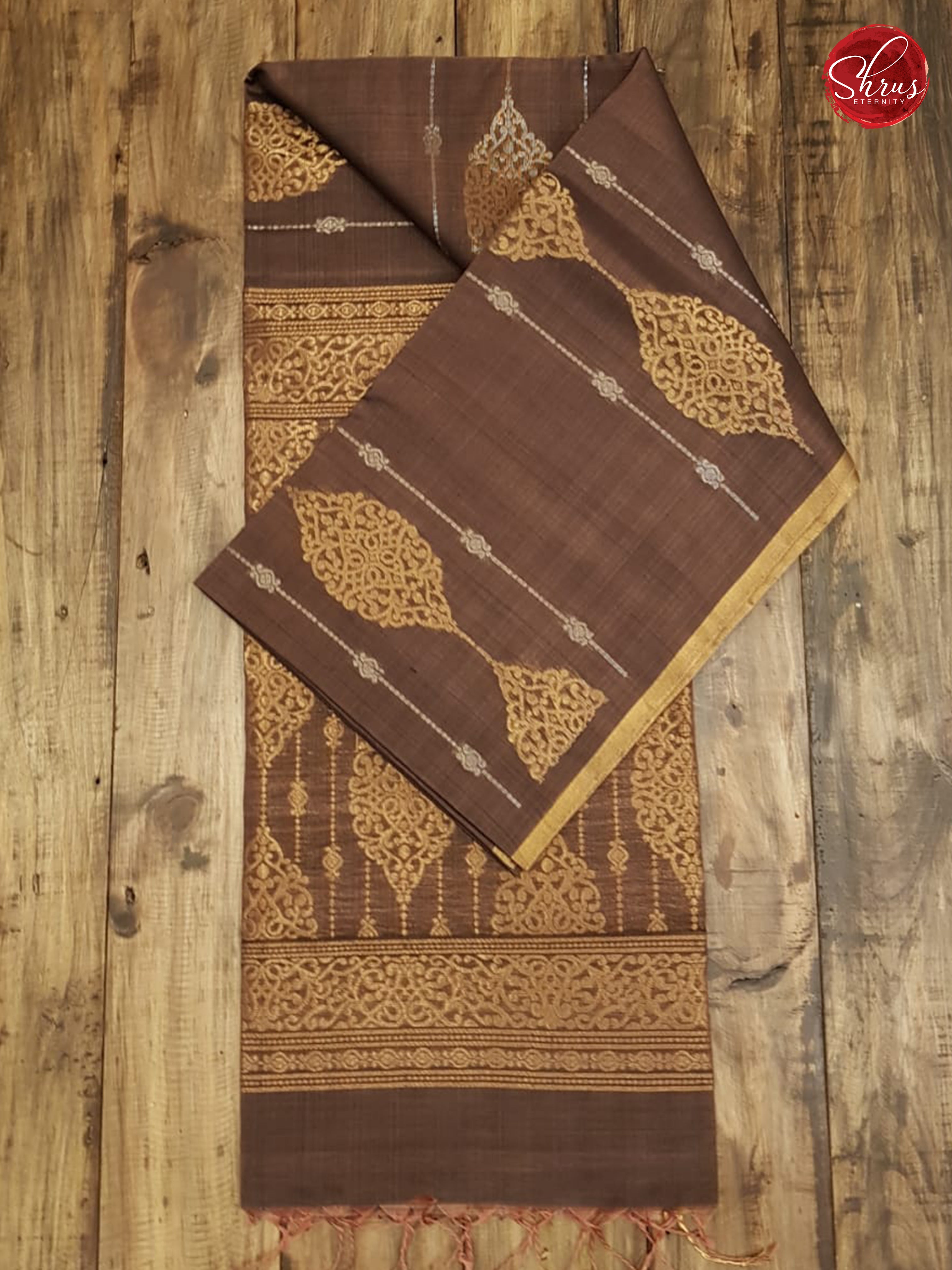 Brown(Single Tone) - Silk Cotton - Shop on ShrusEternity.com