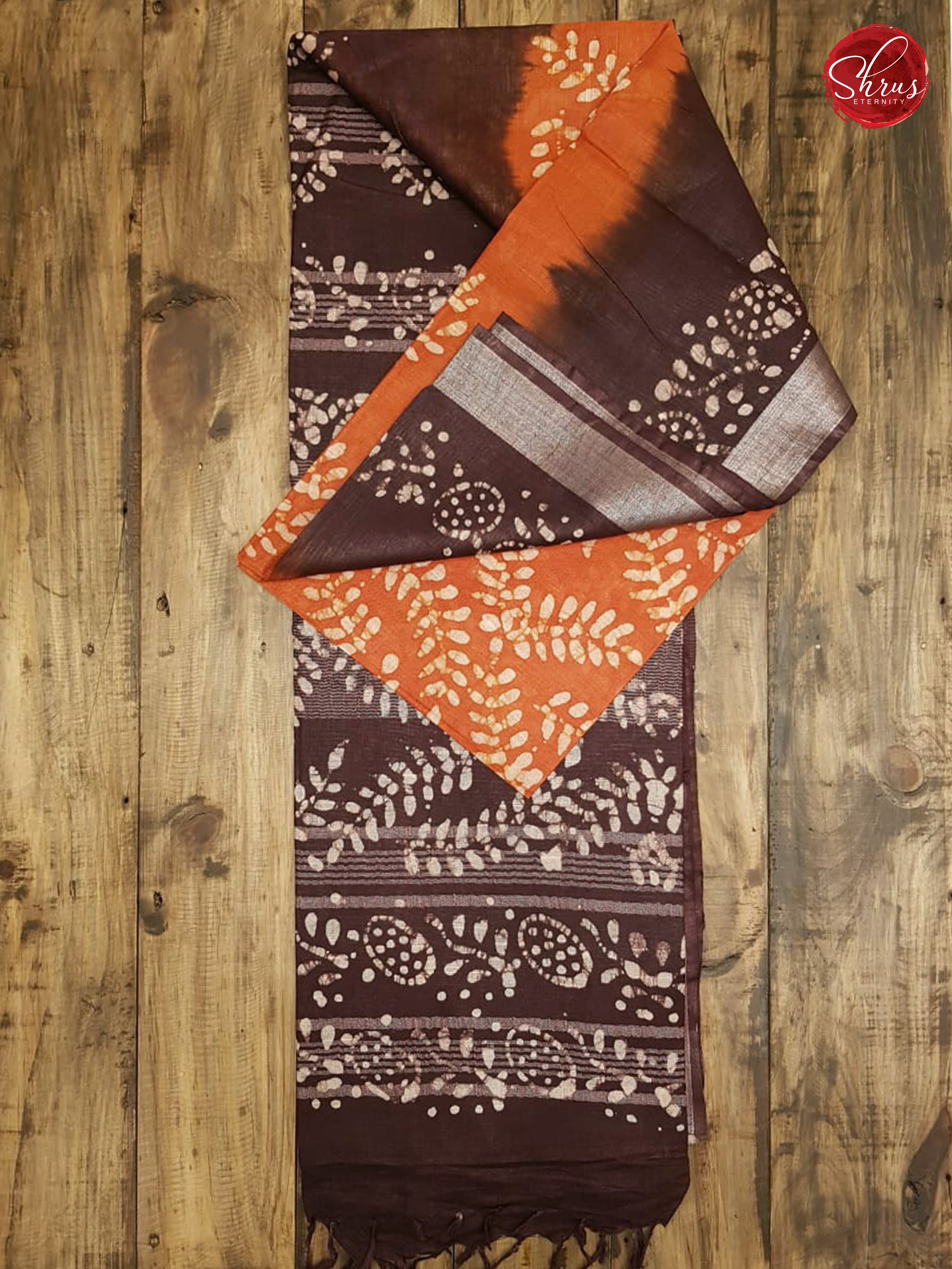Brick Orange & Brown - Bhatik - Shop on ShrusEternity.com