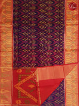 Violet & Red - Pochampally Silk Cotton - Shop on ShrusEternity.com