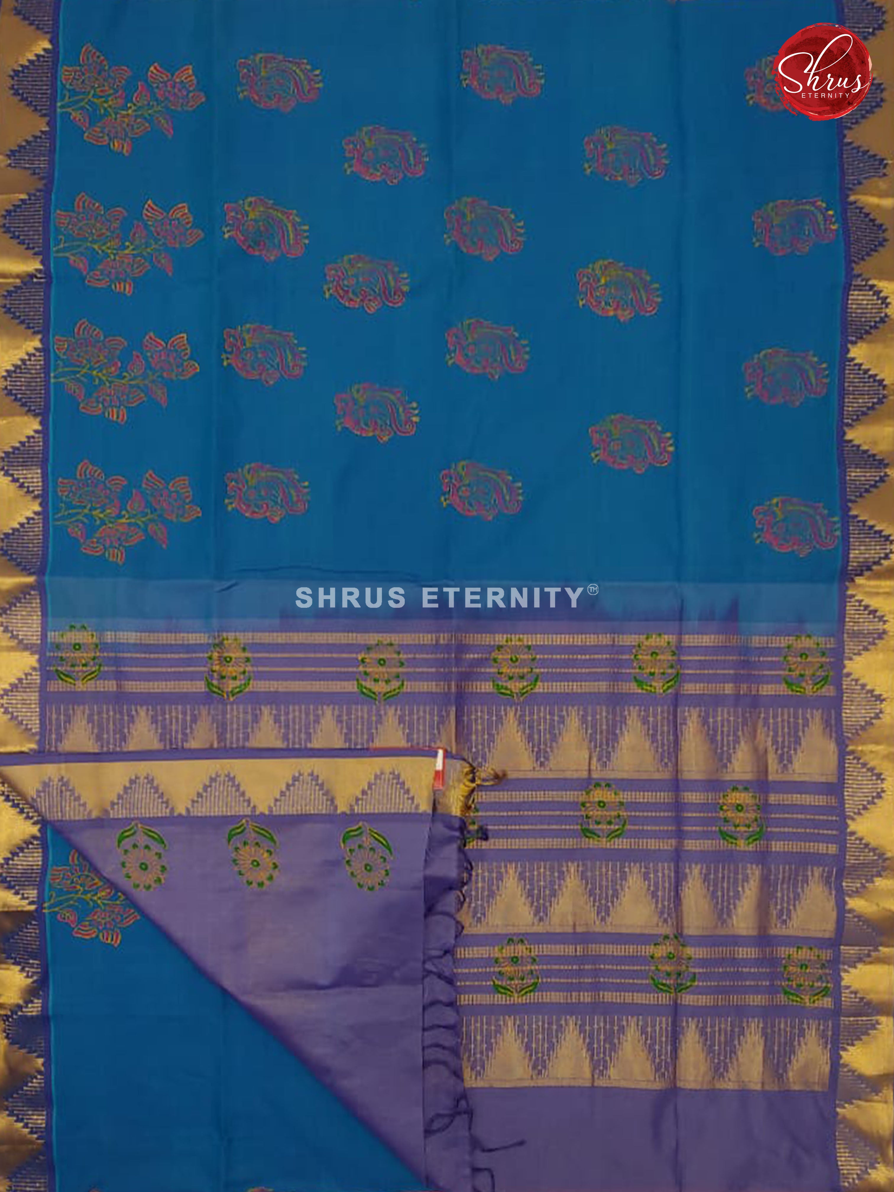 Blue & Lavender - Semi Silk - Shop on ShrusEternity.com