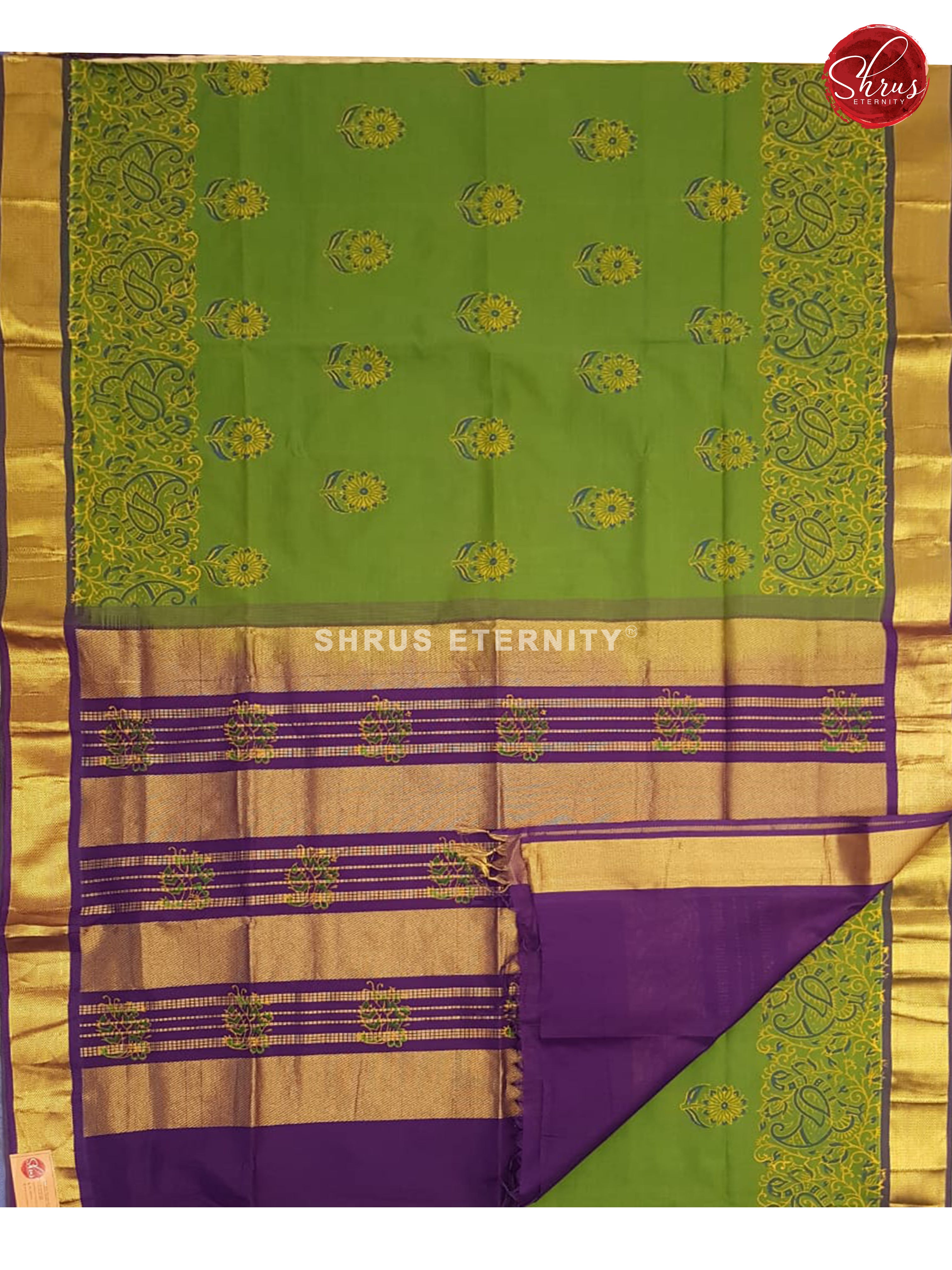 Green & Violet - Semi Silk - Shop on ShrusEternity.com