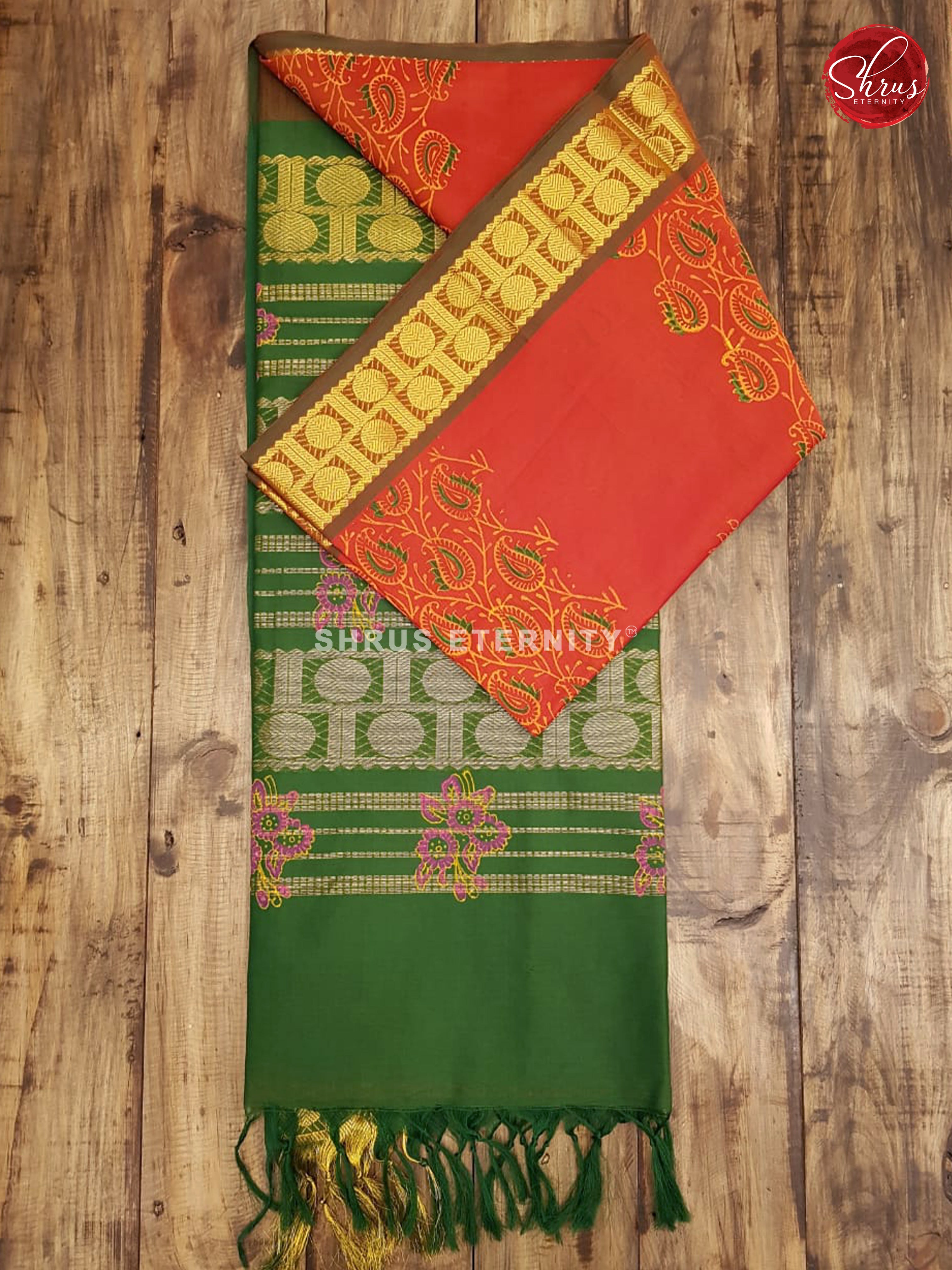 Red & Green - Semi Silk - Shop on ShrusEternity.com