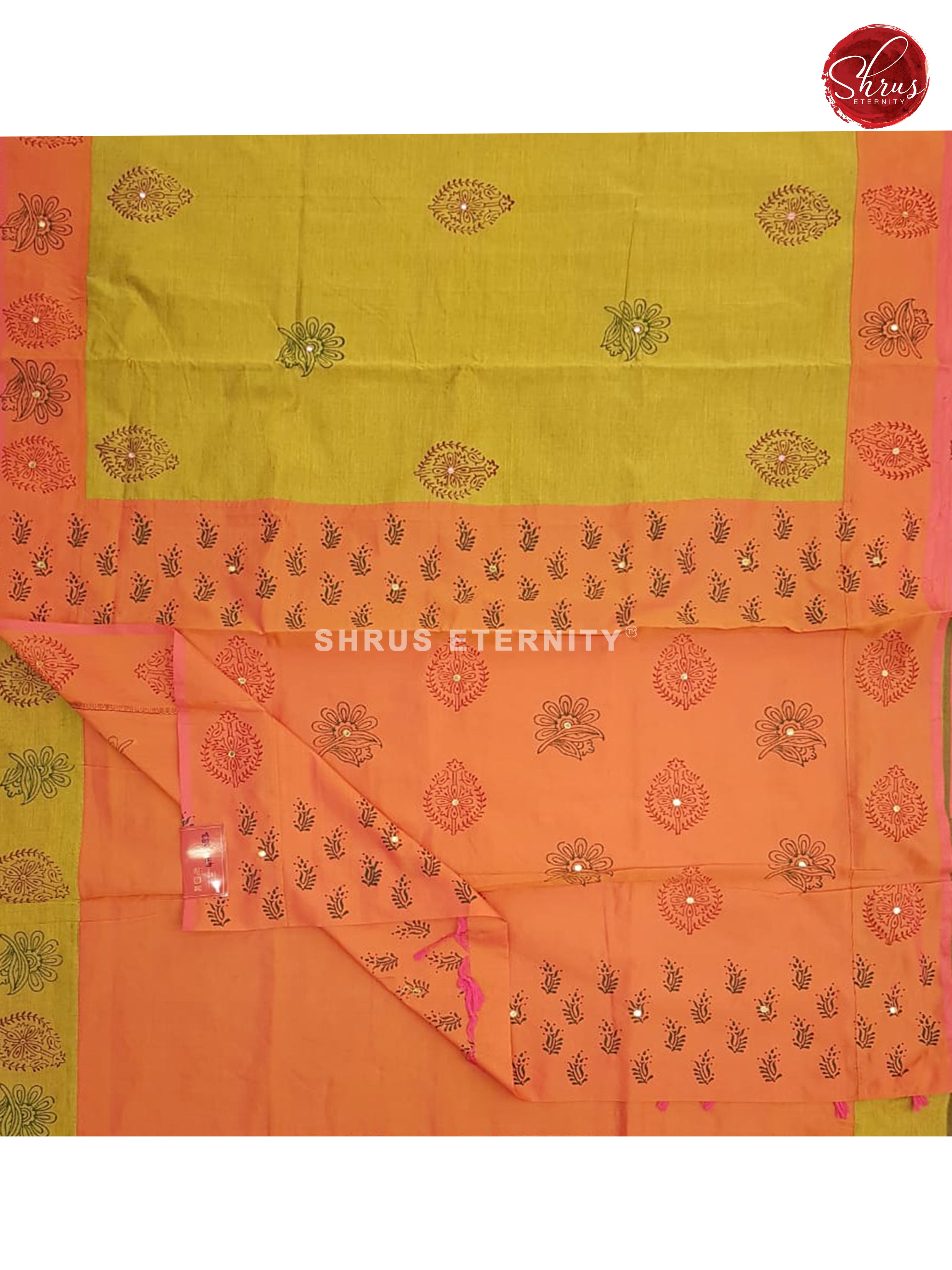 Parrot Green & Orange - Poly Cotton - Shop on ShrusEternity.com