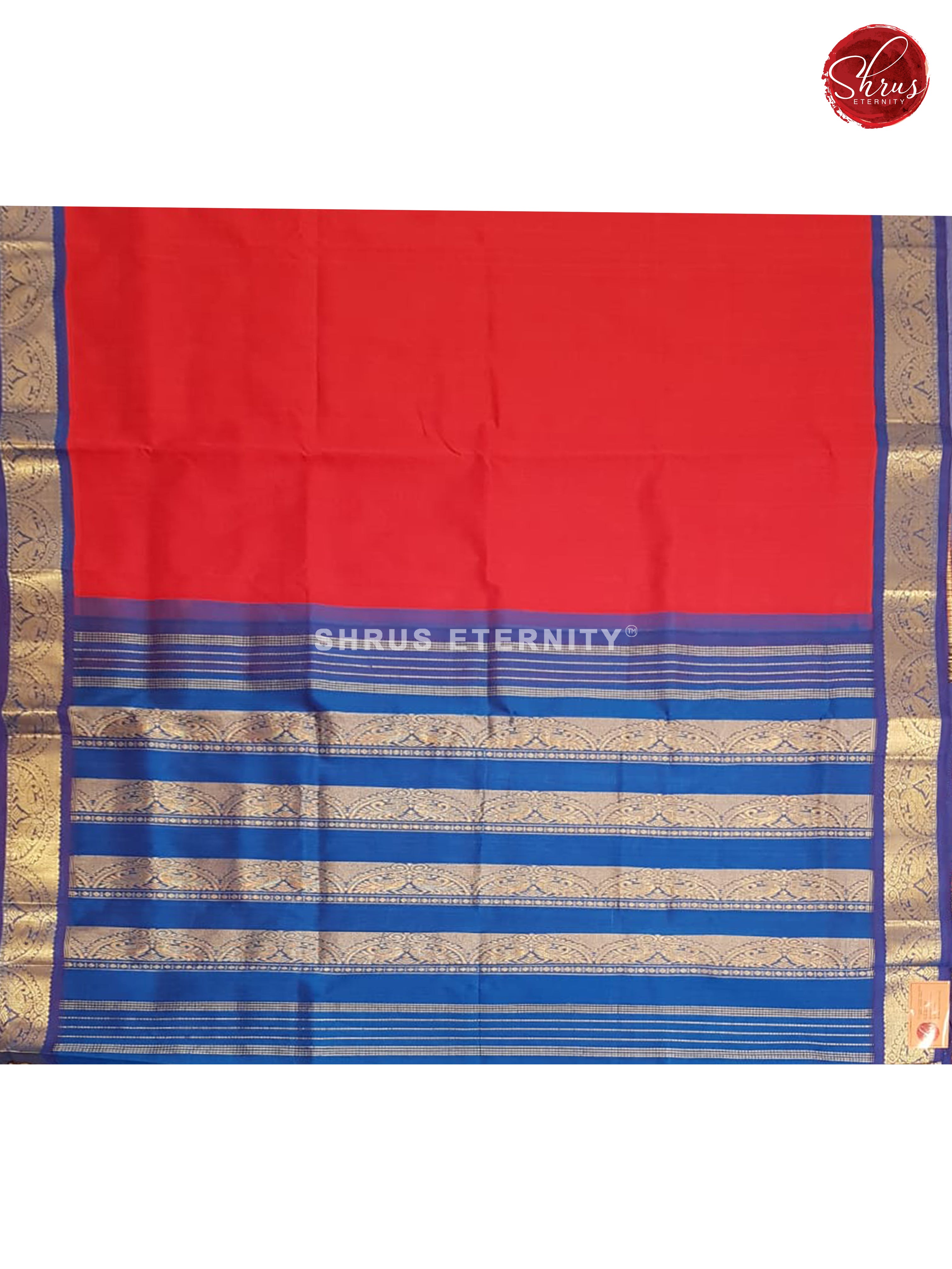 Red & Blue - Silk Cotton - Shop on ShrusEternity.com