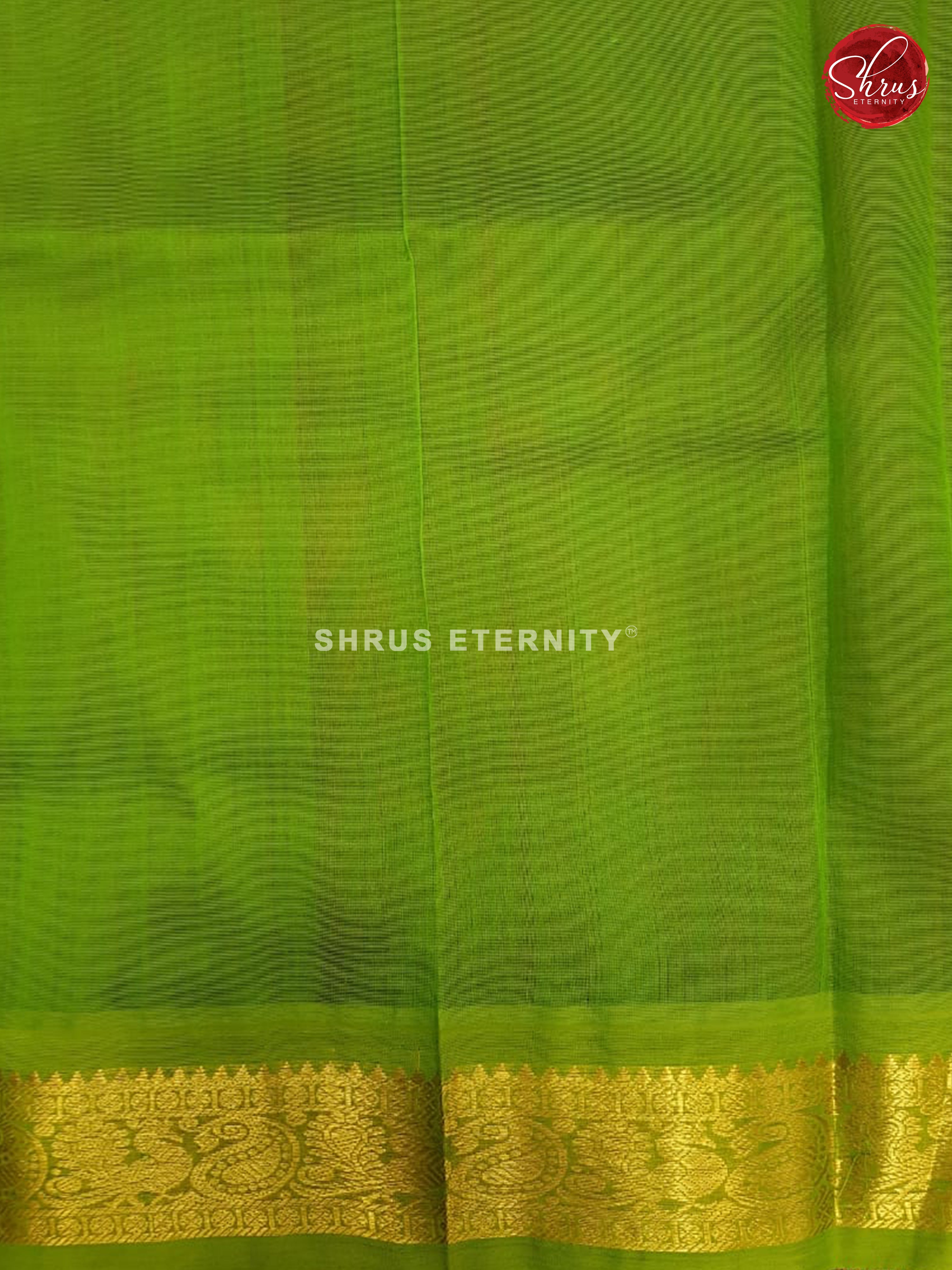 Maroon & Light Green - Silk Cotton - Shop on ShrusEternity.com