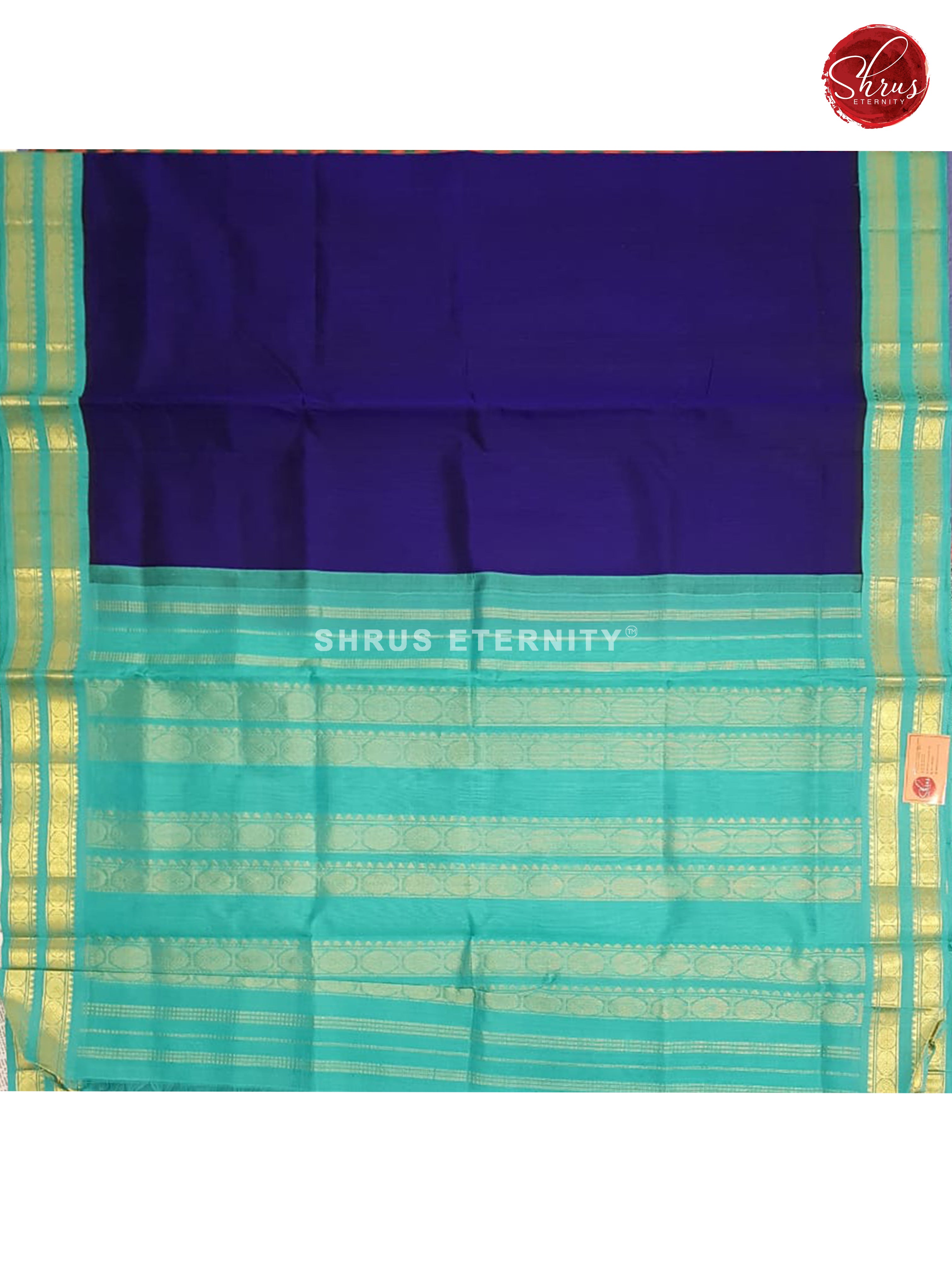 Royal Blue & Sky Blue - Silk Cotton - Shop on ShrusEternity.com