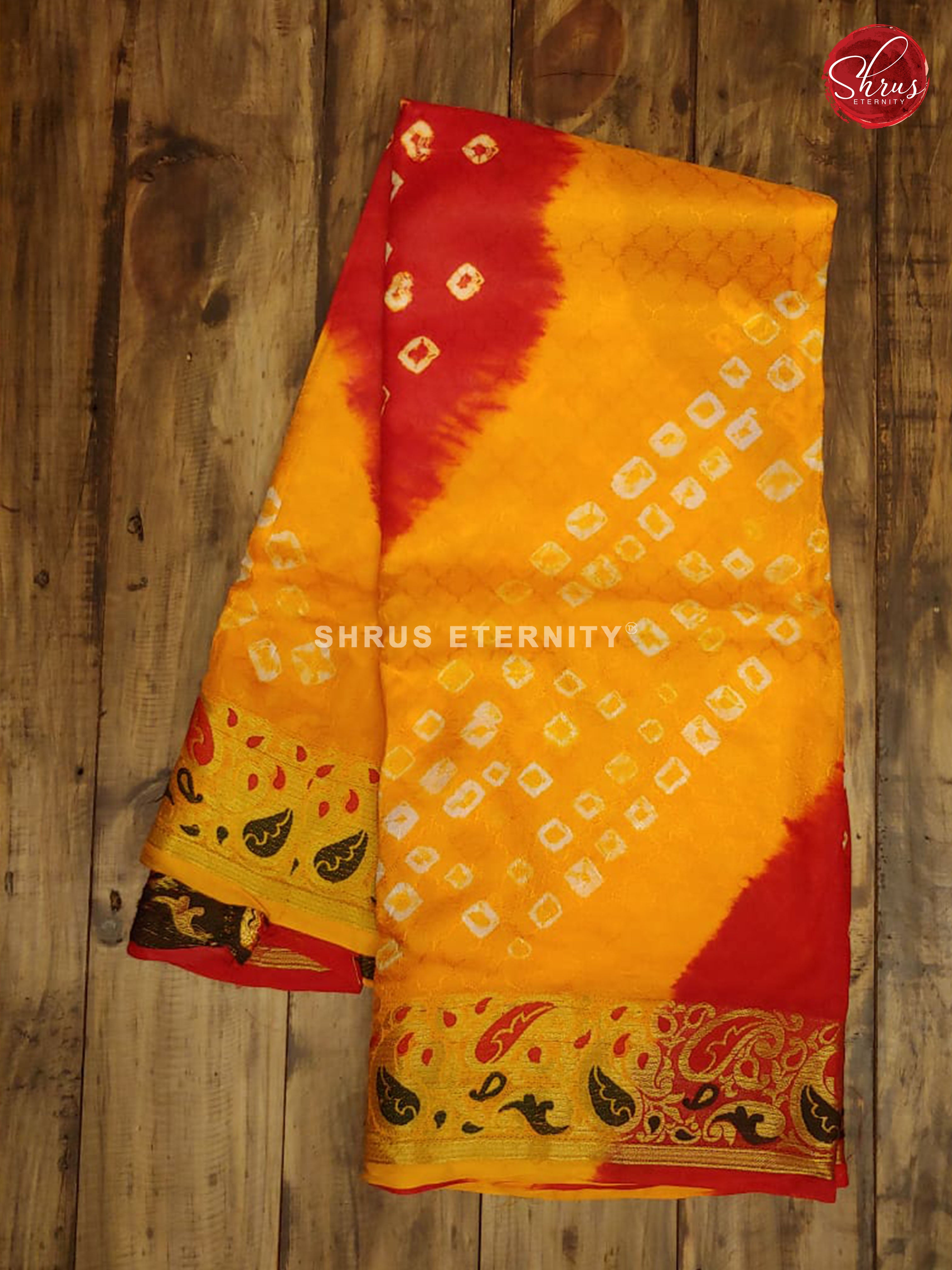 Red & Yellow - Bhandini - Shop on ShrusEternity.com